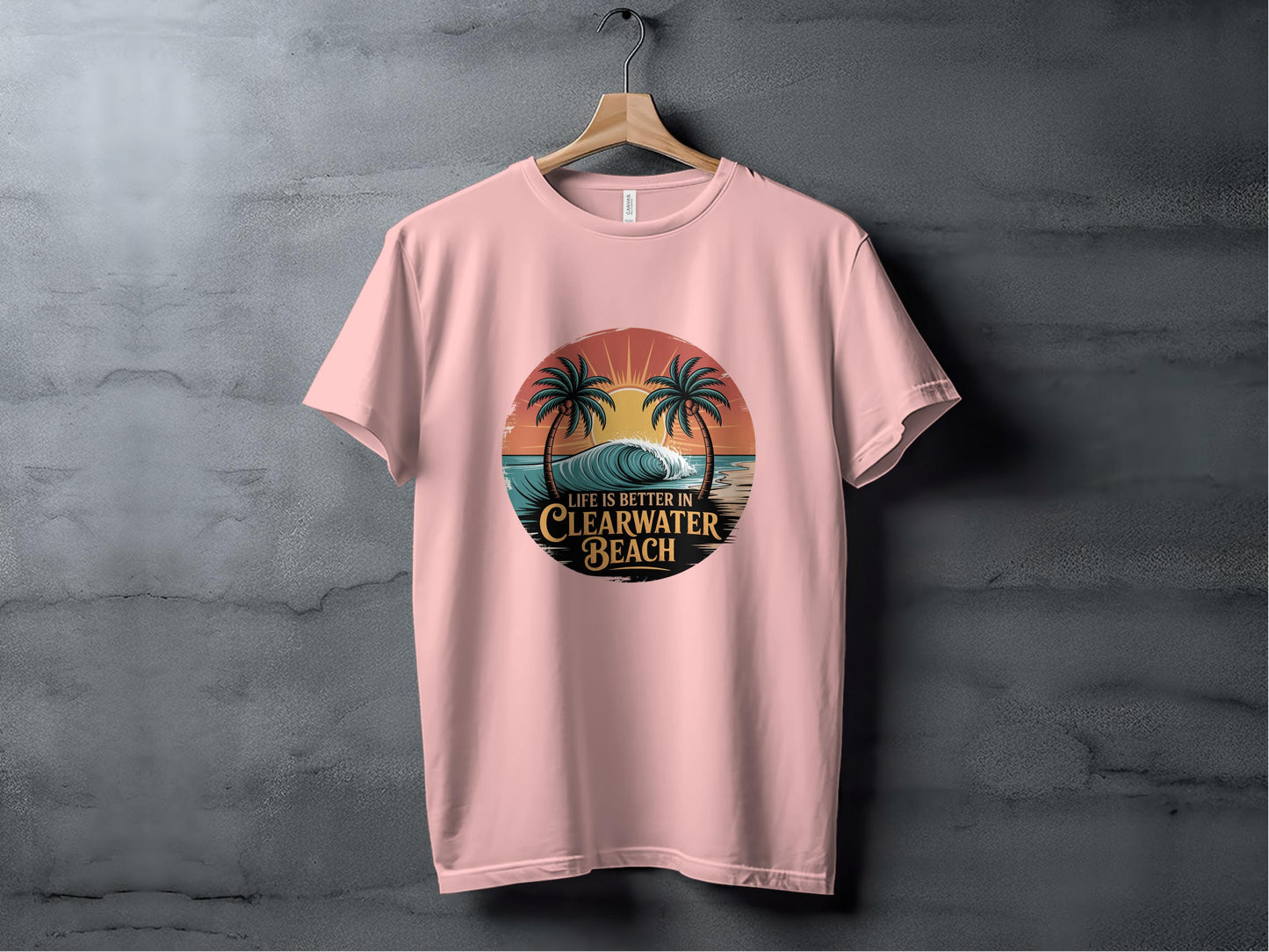 Life's Better In Clearwater Beach Graphic Shirt product type