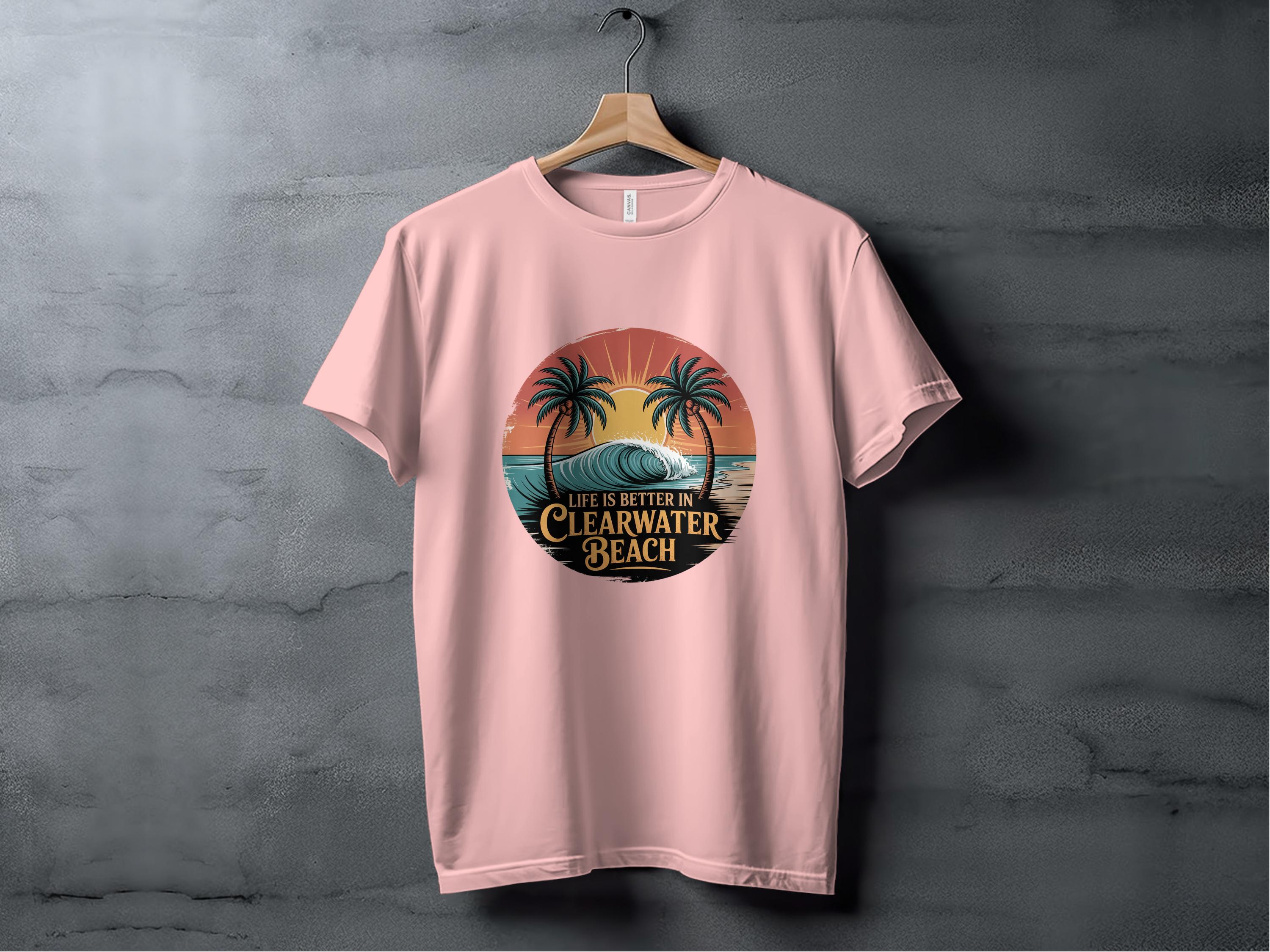 Life's Better In Clearwater Beach Graphic Shirt product type