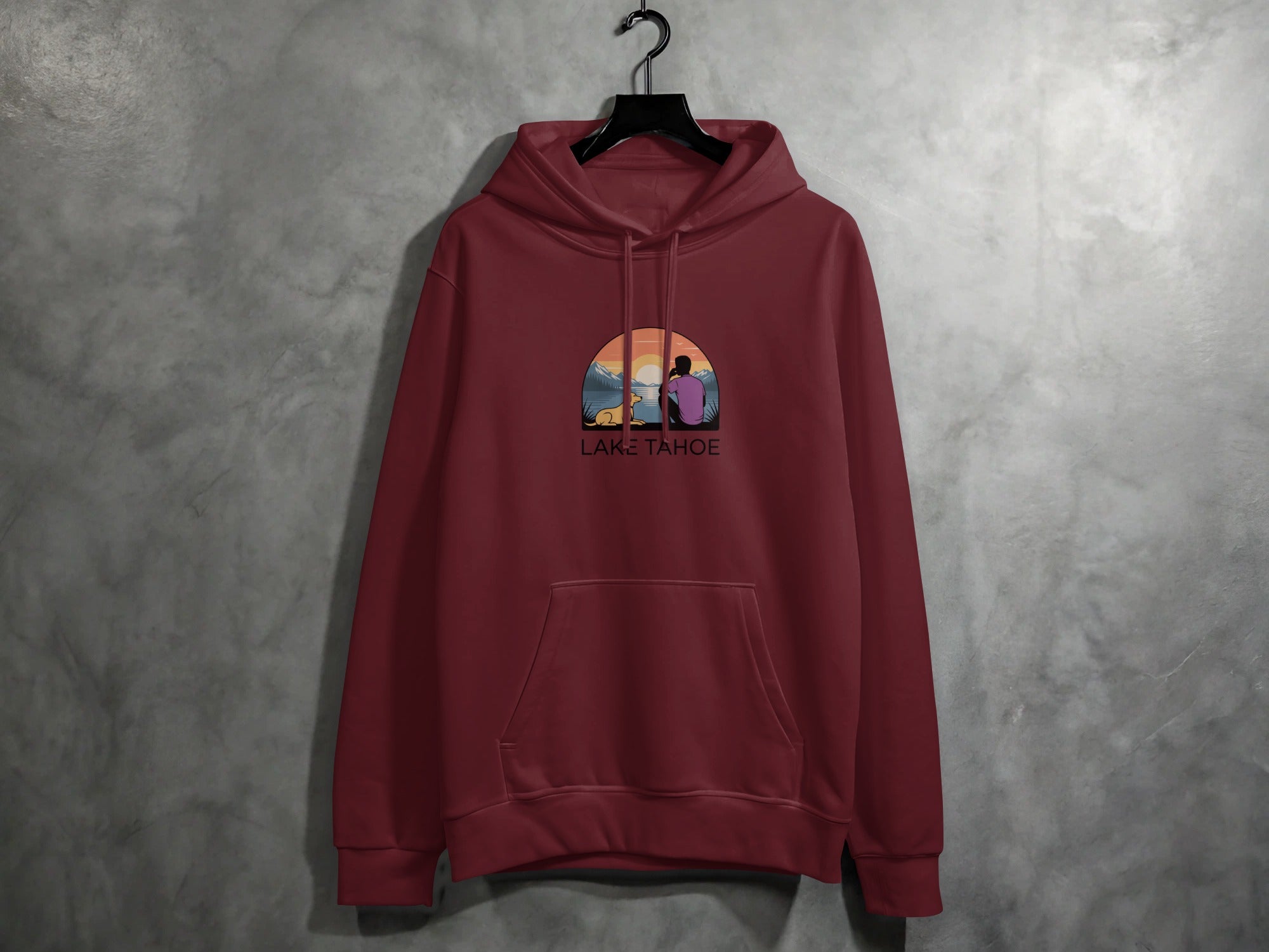 Lake Tahoe Sunrise Hoodie Design for Adventurers