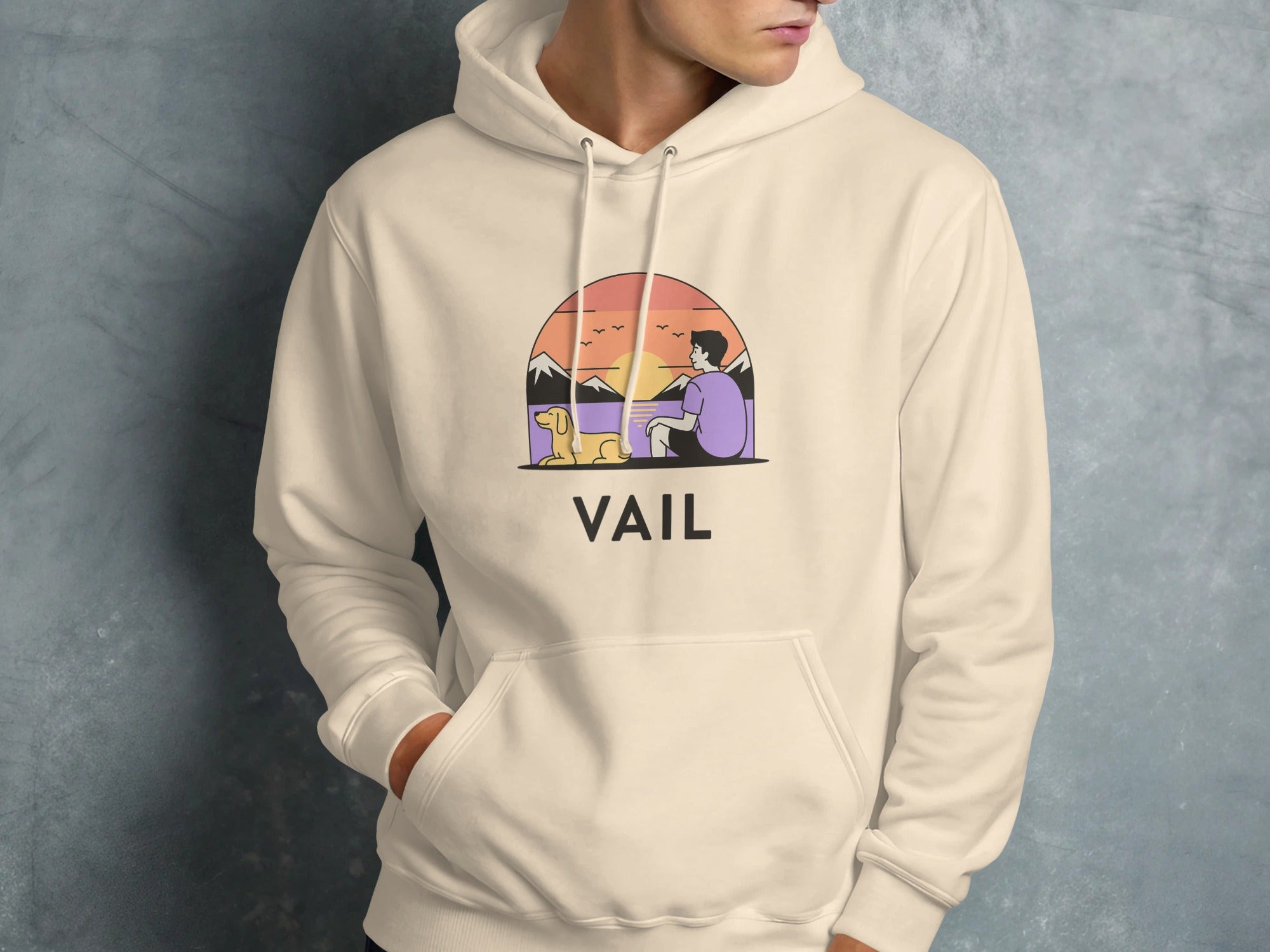 Vail Scenic Sunset Print Hoodie product