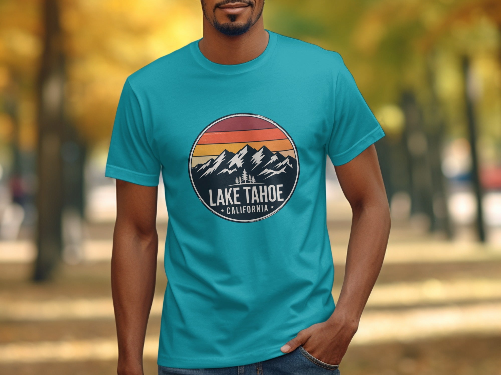 Lake Tahoe California Graphic Design T-shirt product