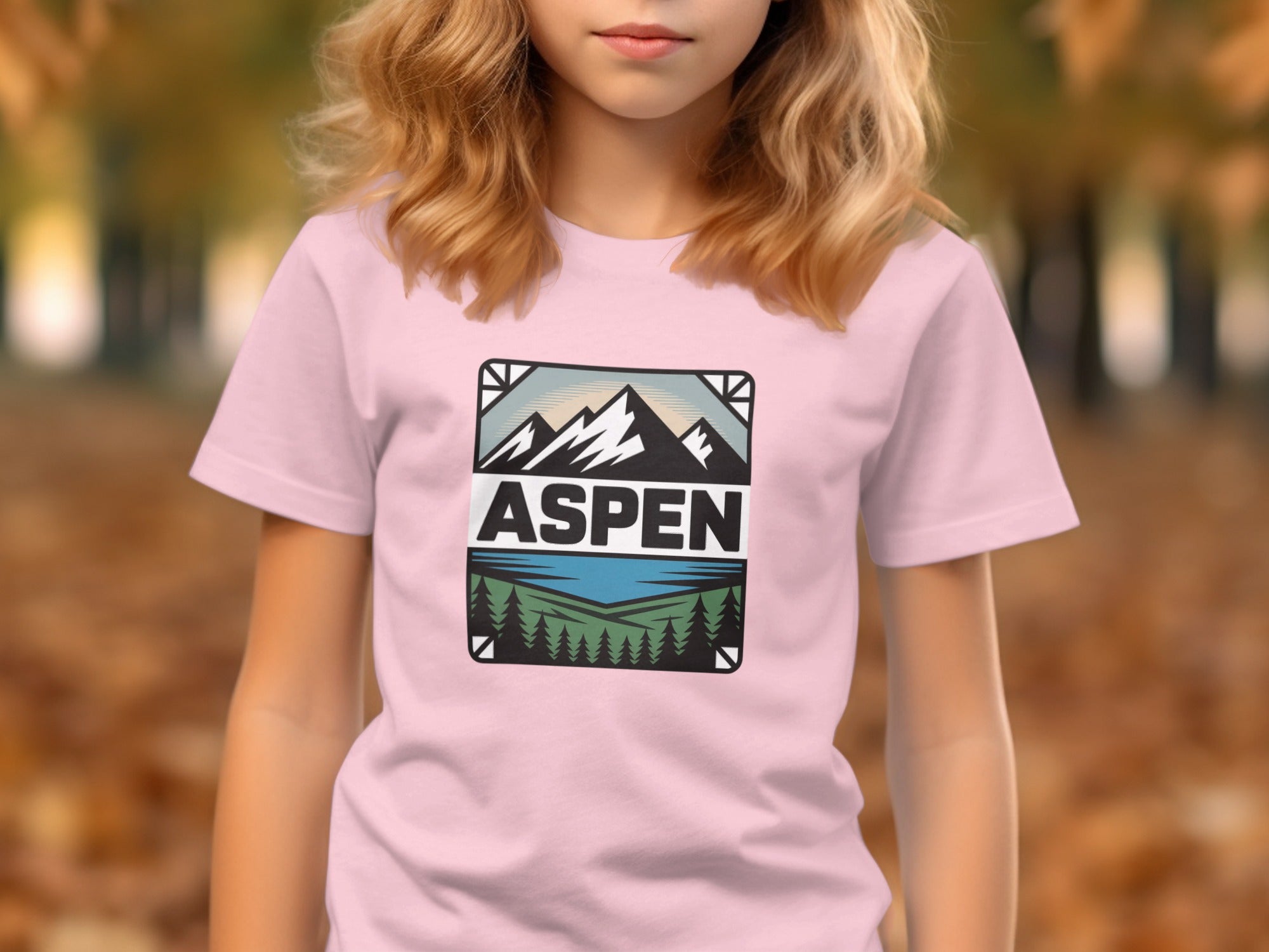 Aspen Mountain Graphic T-Shirt for Nature Lovers