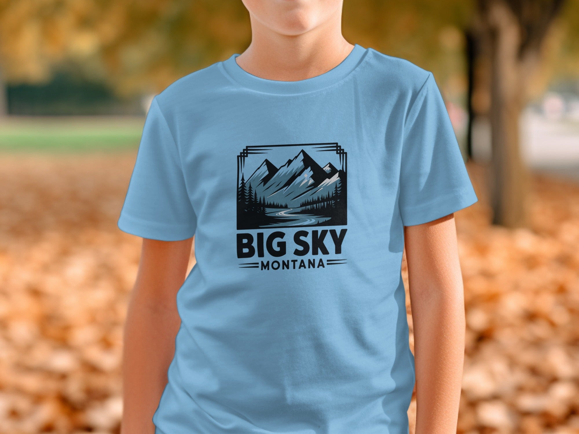 Big Sky Montana Graphic Tee with Scenic Design