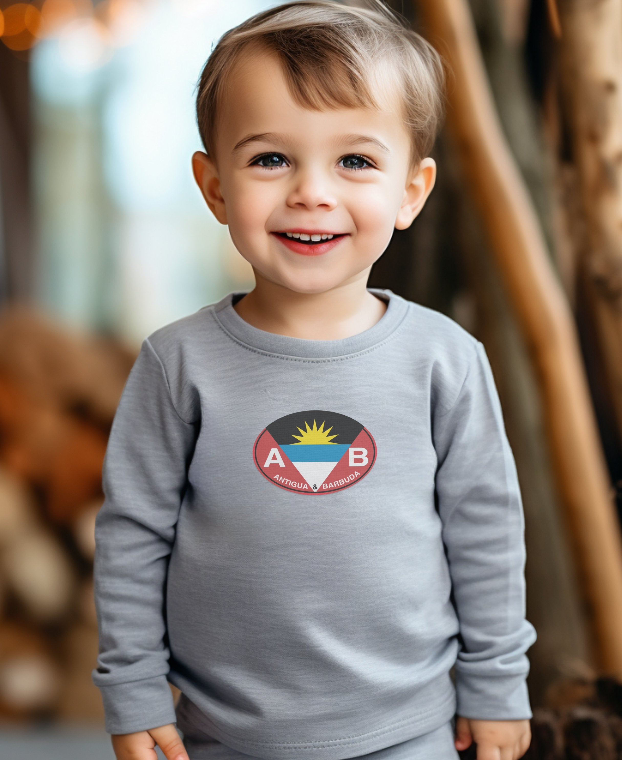 Antigua and Barbuda beach fun at Half Moon Bay Beach Toddler Long Sleeve T-Shirt