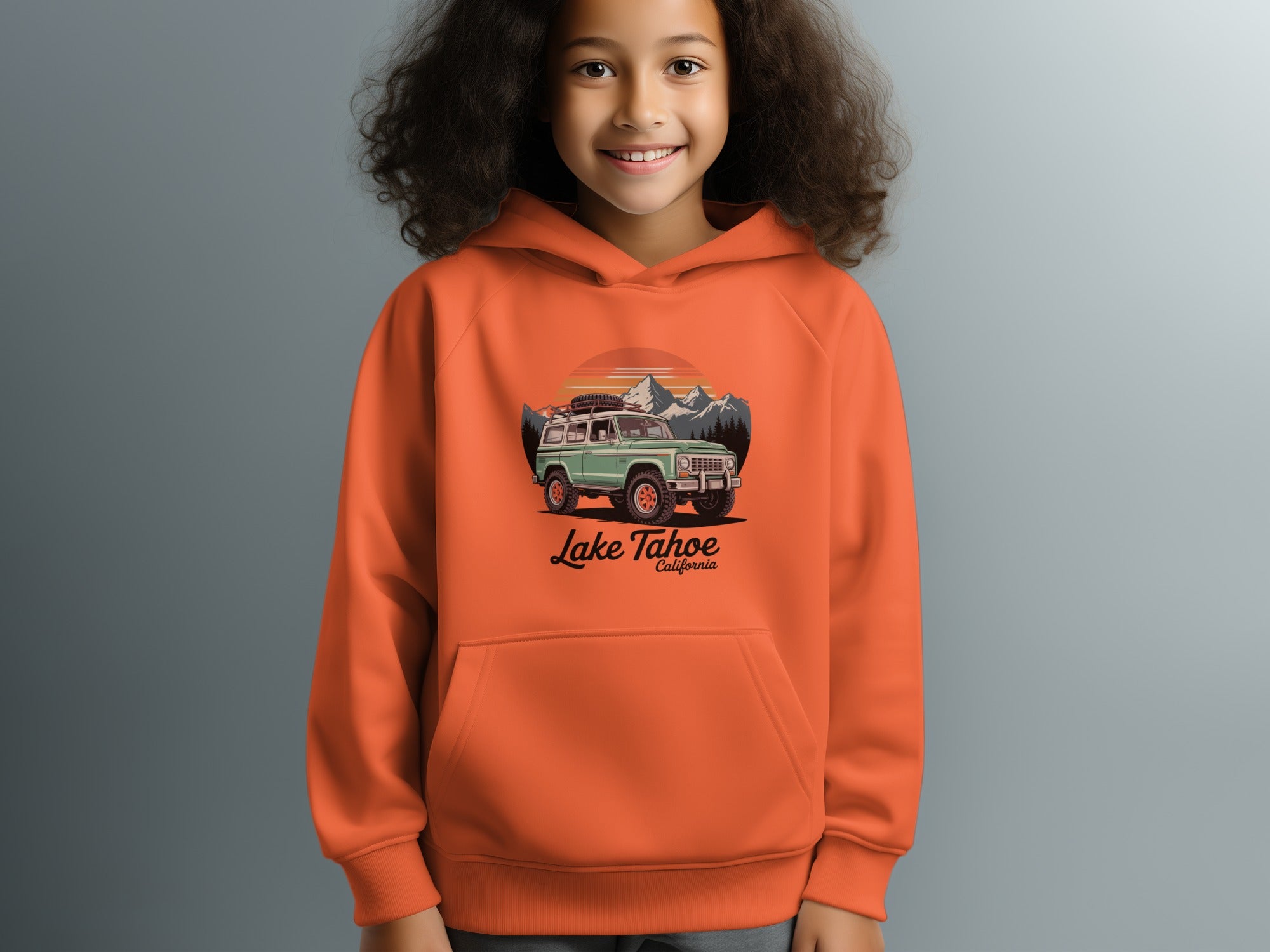 Lake Tahoe California Vintage Style Hoodie