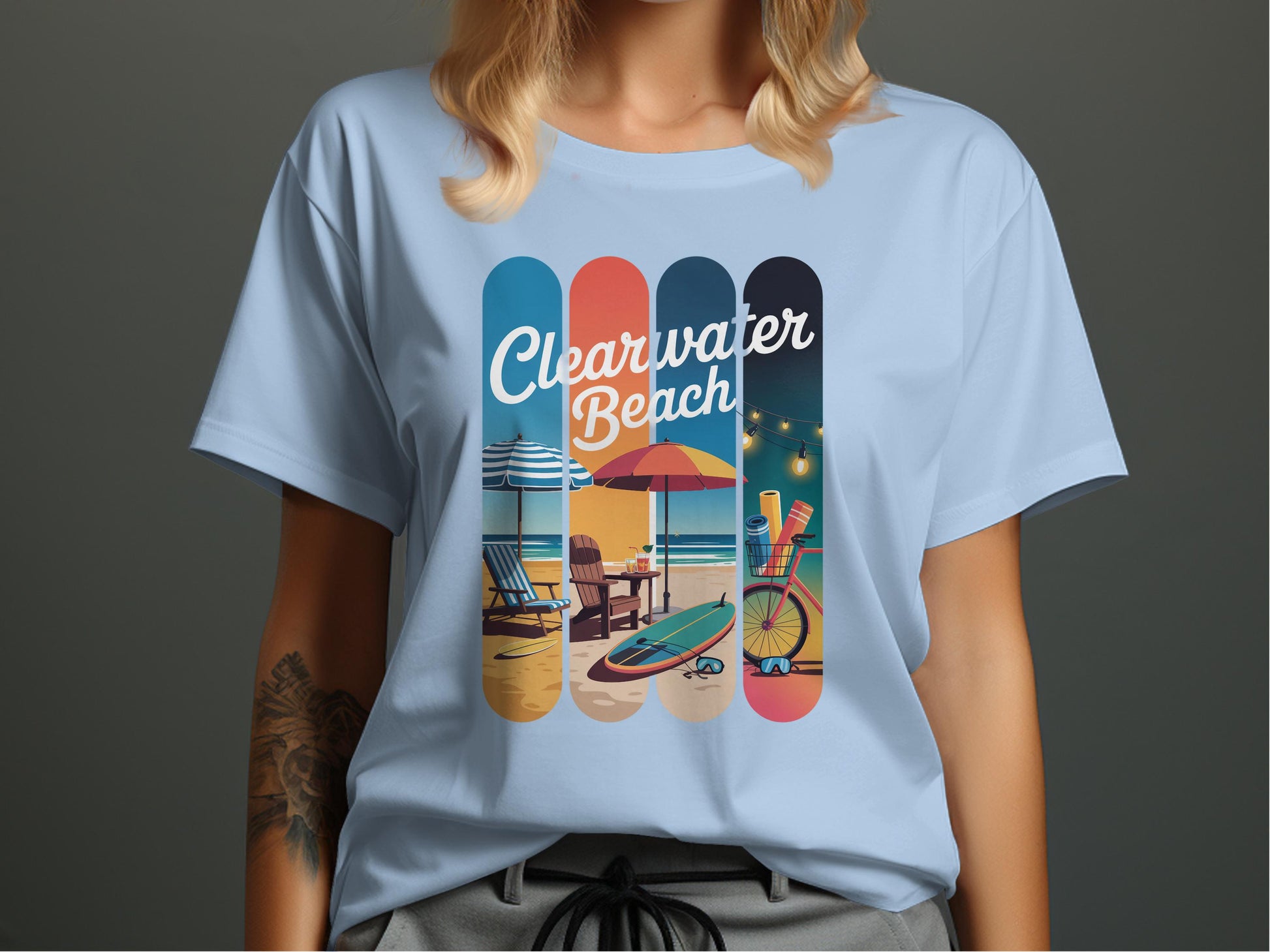 Clearwater Beach Design Summer Vibes T-Shirt product type
