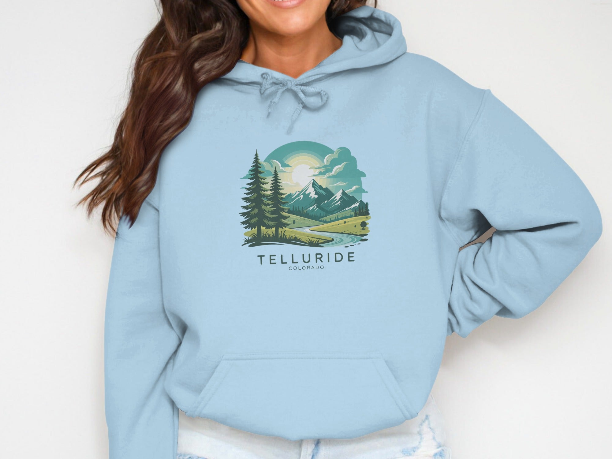 Telluride Womens Hoodies Telluride Colorado Graphic Hoodie