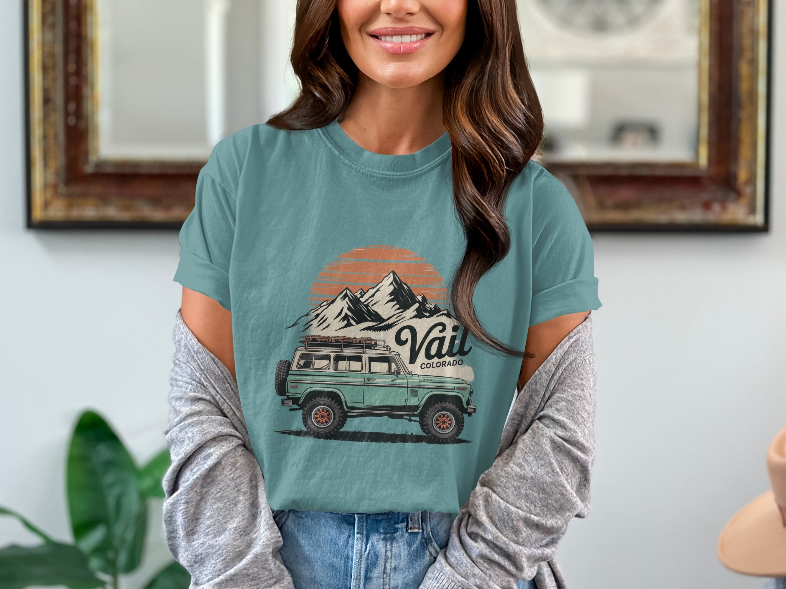 Vail Colorado Vintage Style Graphic T-Shirt product