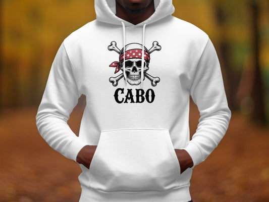 Skull with Bandana and Crossbones Cabo Hoodie product