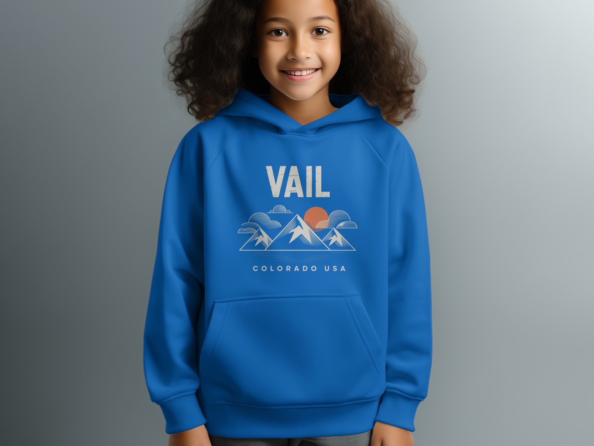 Vail Colorado USA Mountain Print Hoodie product