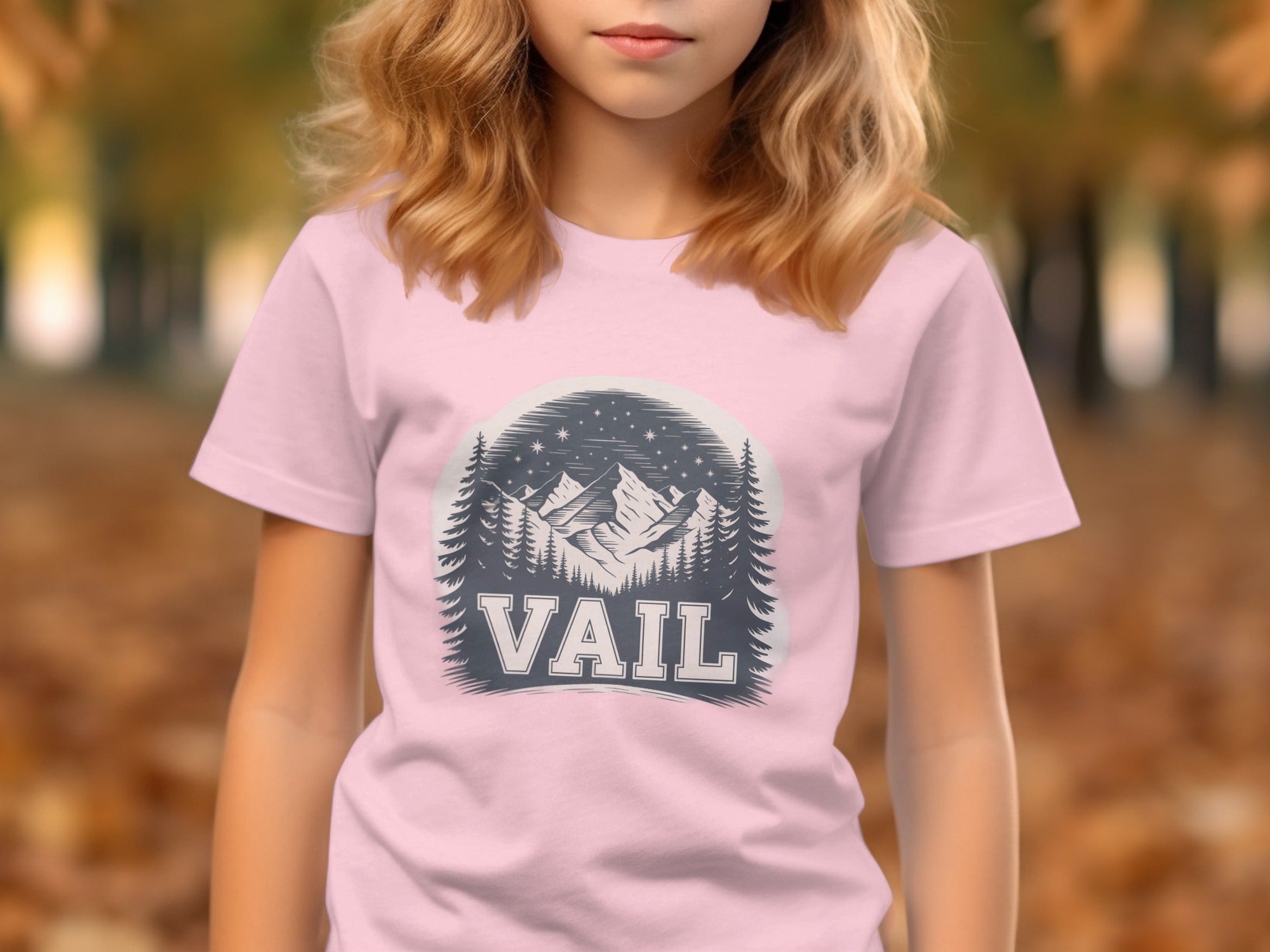 Vail Mountain Design Graphic Printed T-Shirt product