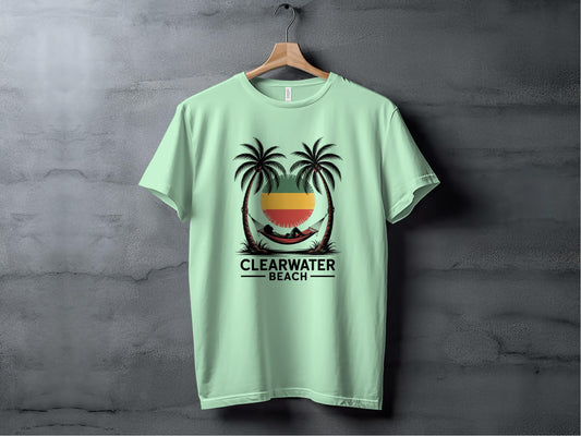 Clearwater Beach Palm Trees Graphic T-shirt product
