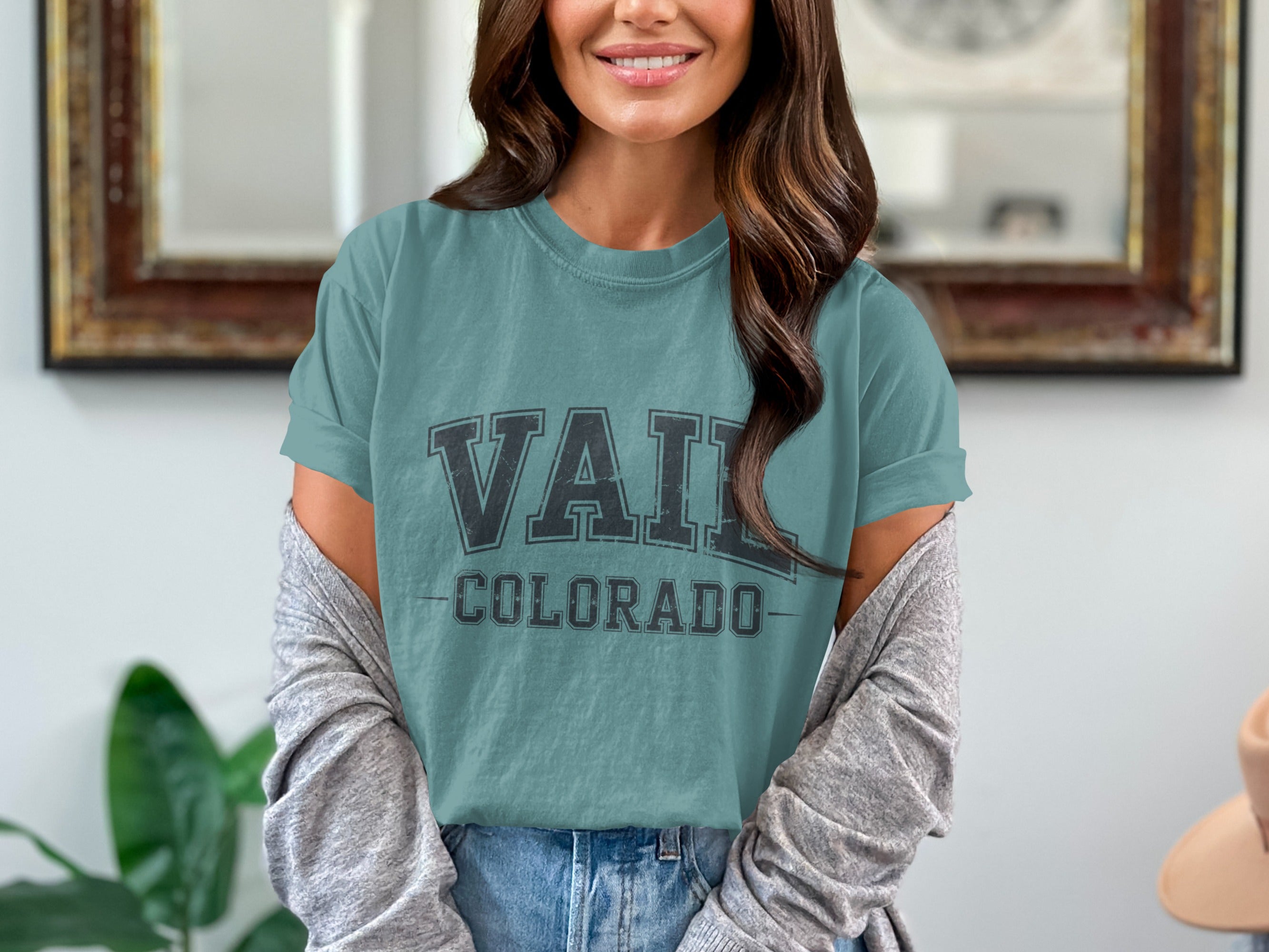 Vail Colorado Graphic Tee Casual Shirt Product