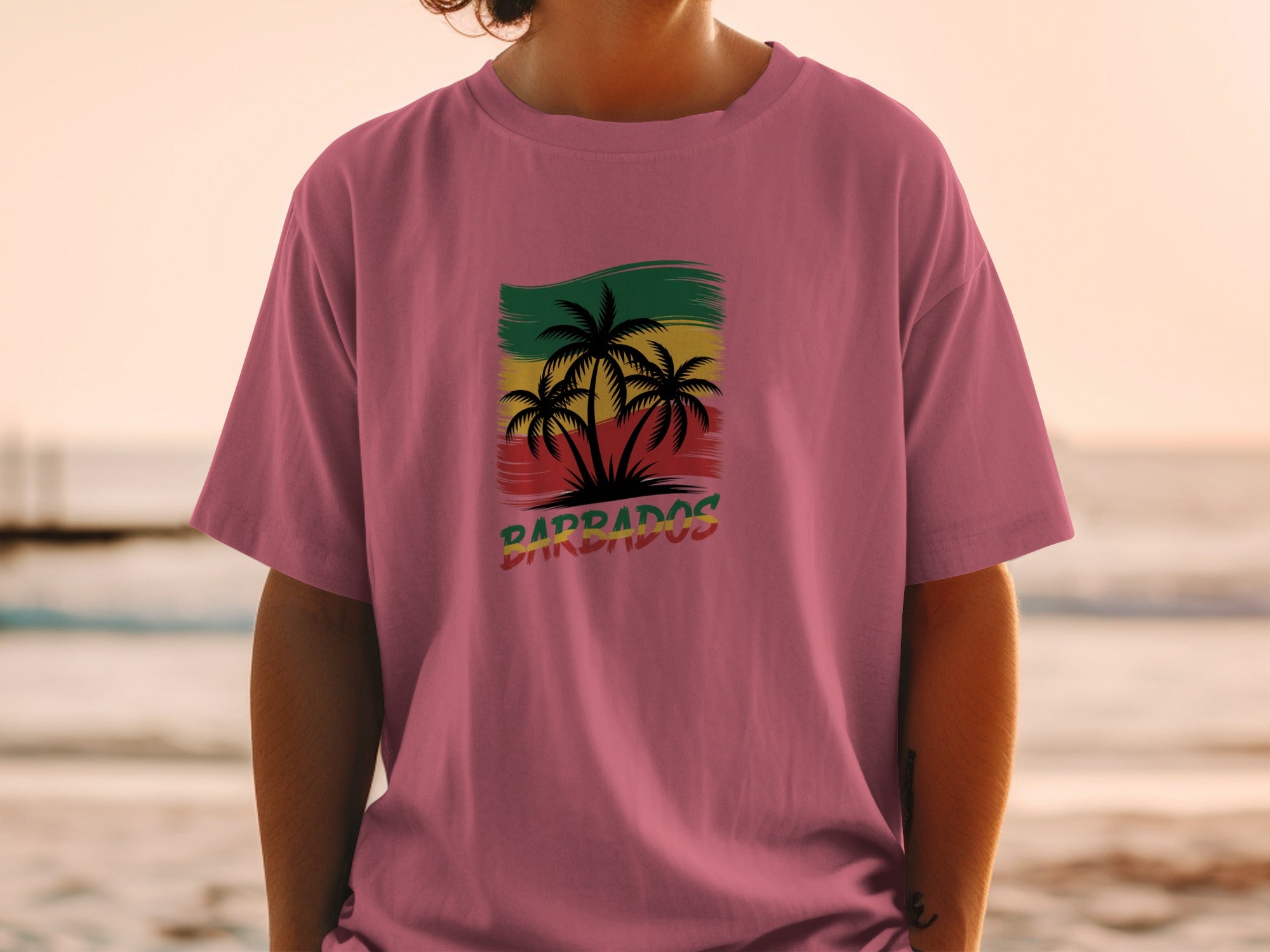 Barbados Island Palm Trees Graphic T-Shirt product