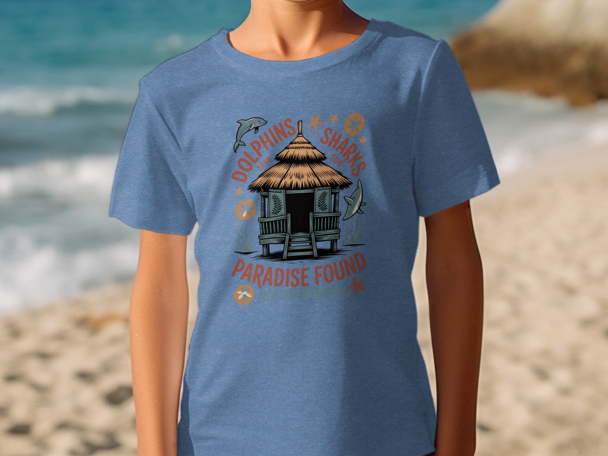 Paradise Found Dolphins Sharks Beach Hut product