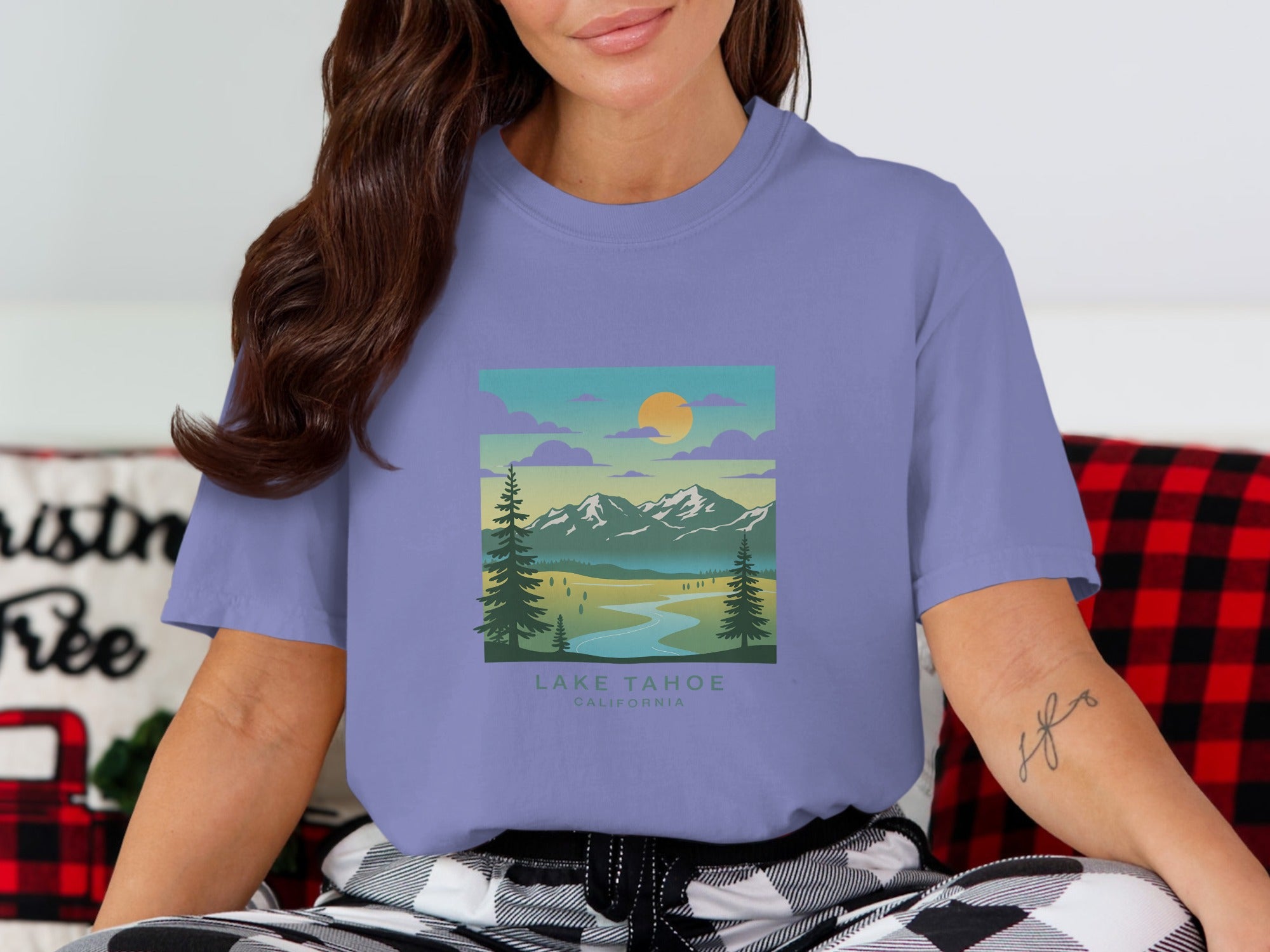 Lake Tahoe California Graphic T-shirt product type