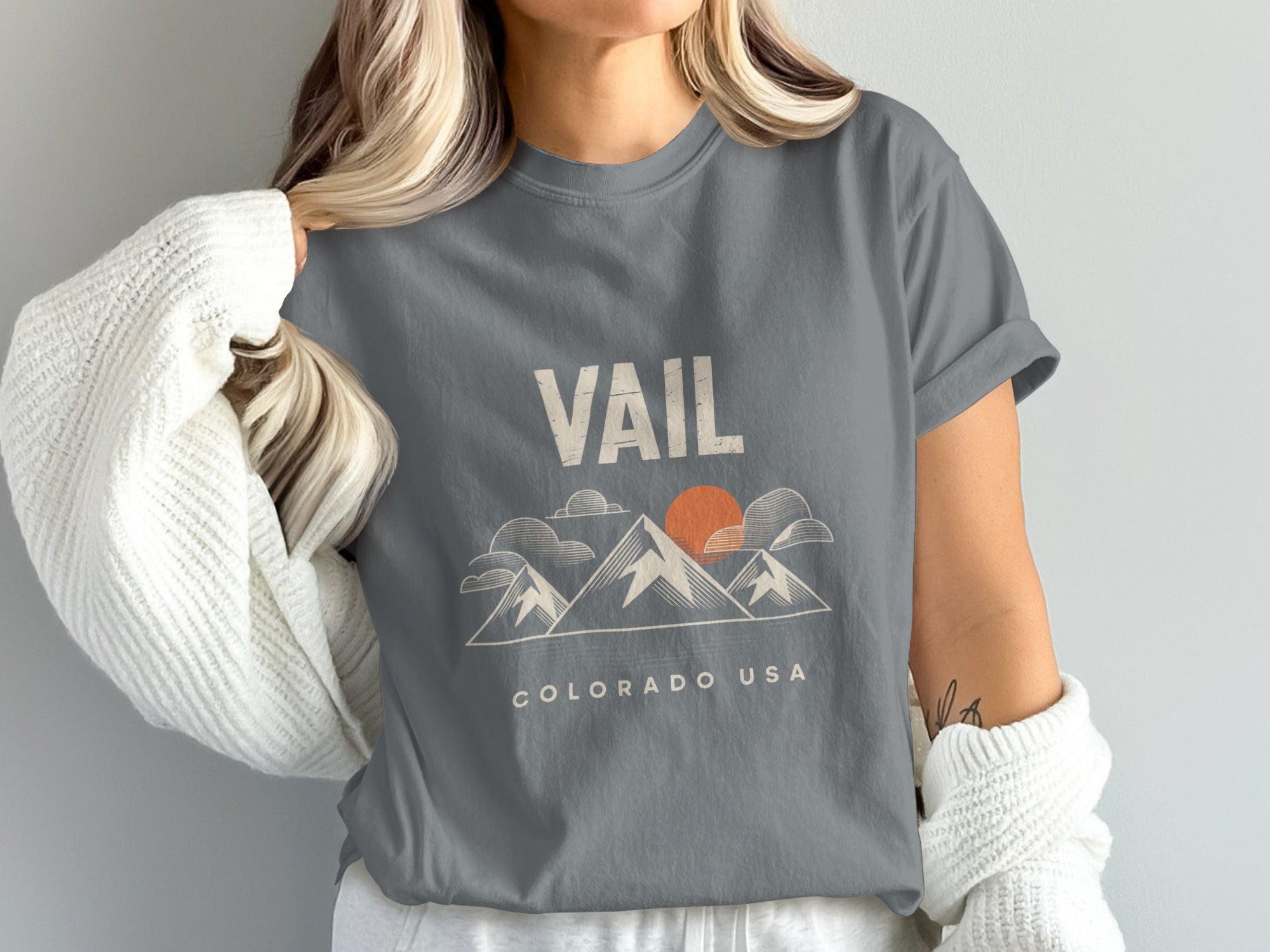 Vail Colorado USA Graphic Tee Female Shirt product type