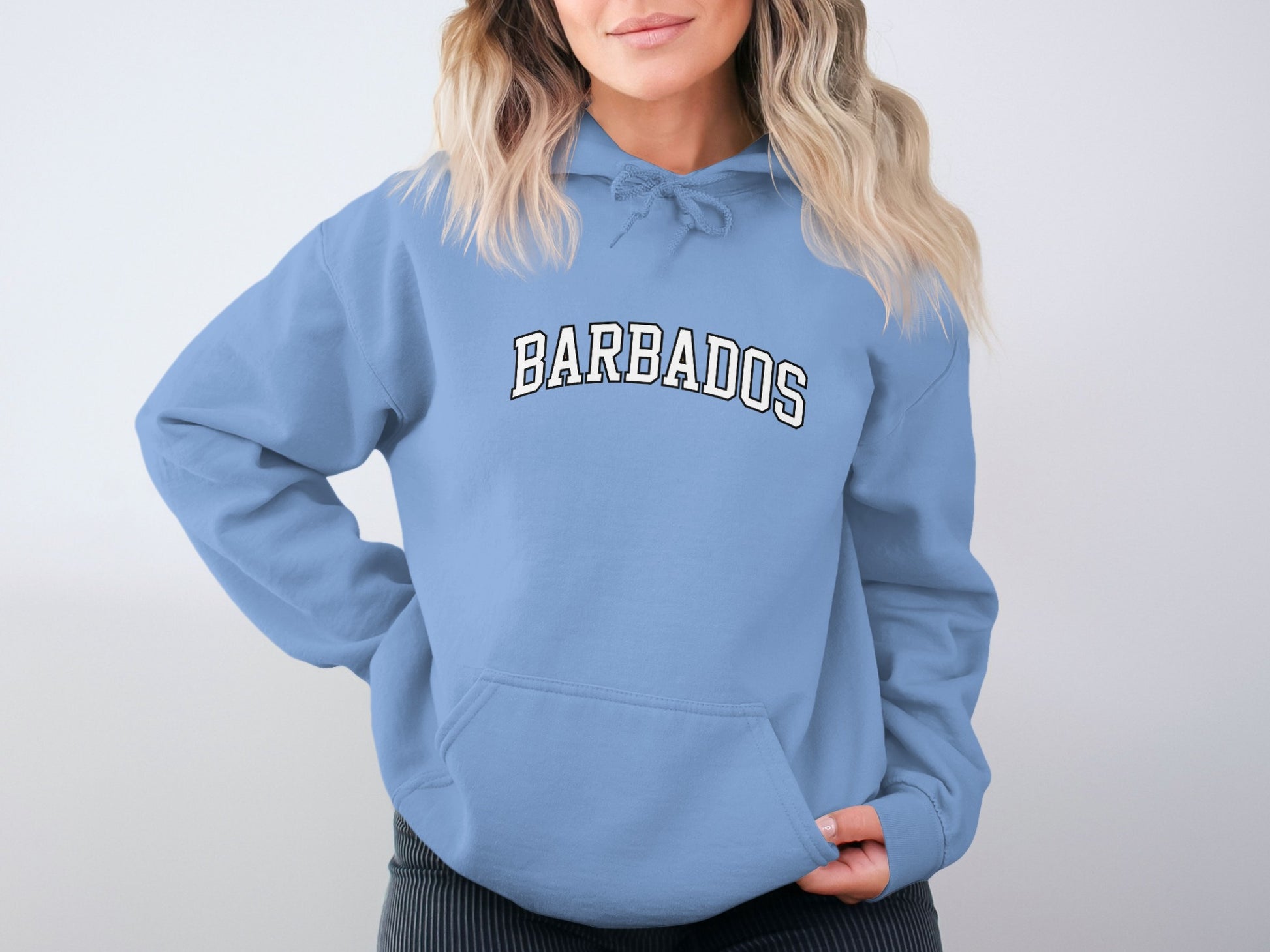 Barbados Blue Hoodie Casual Apparel product type