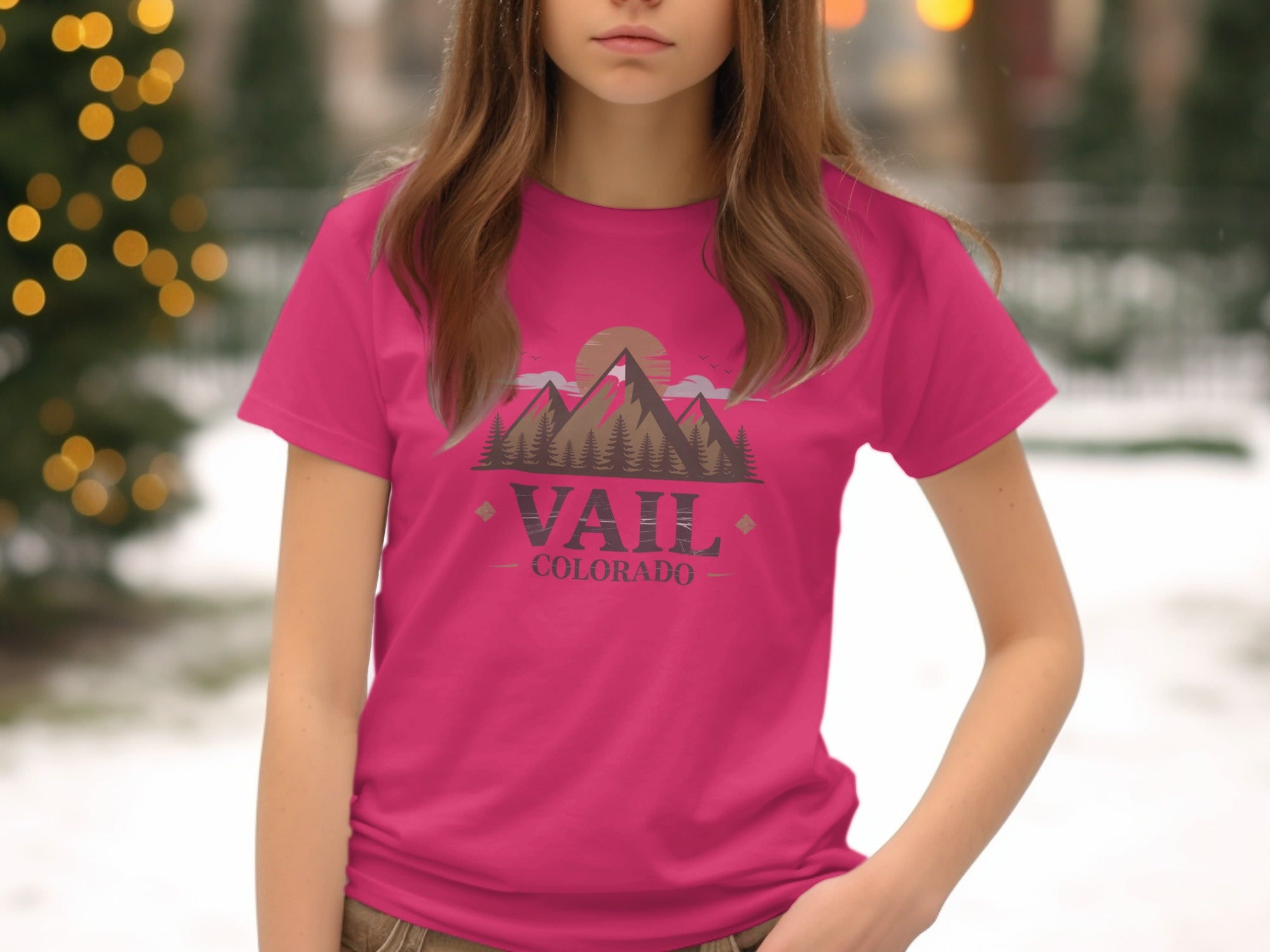 Vail Colorado Graphic Printed T-shirt product type