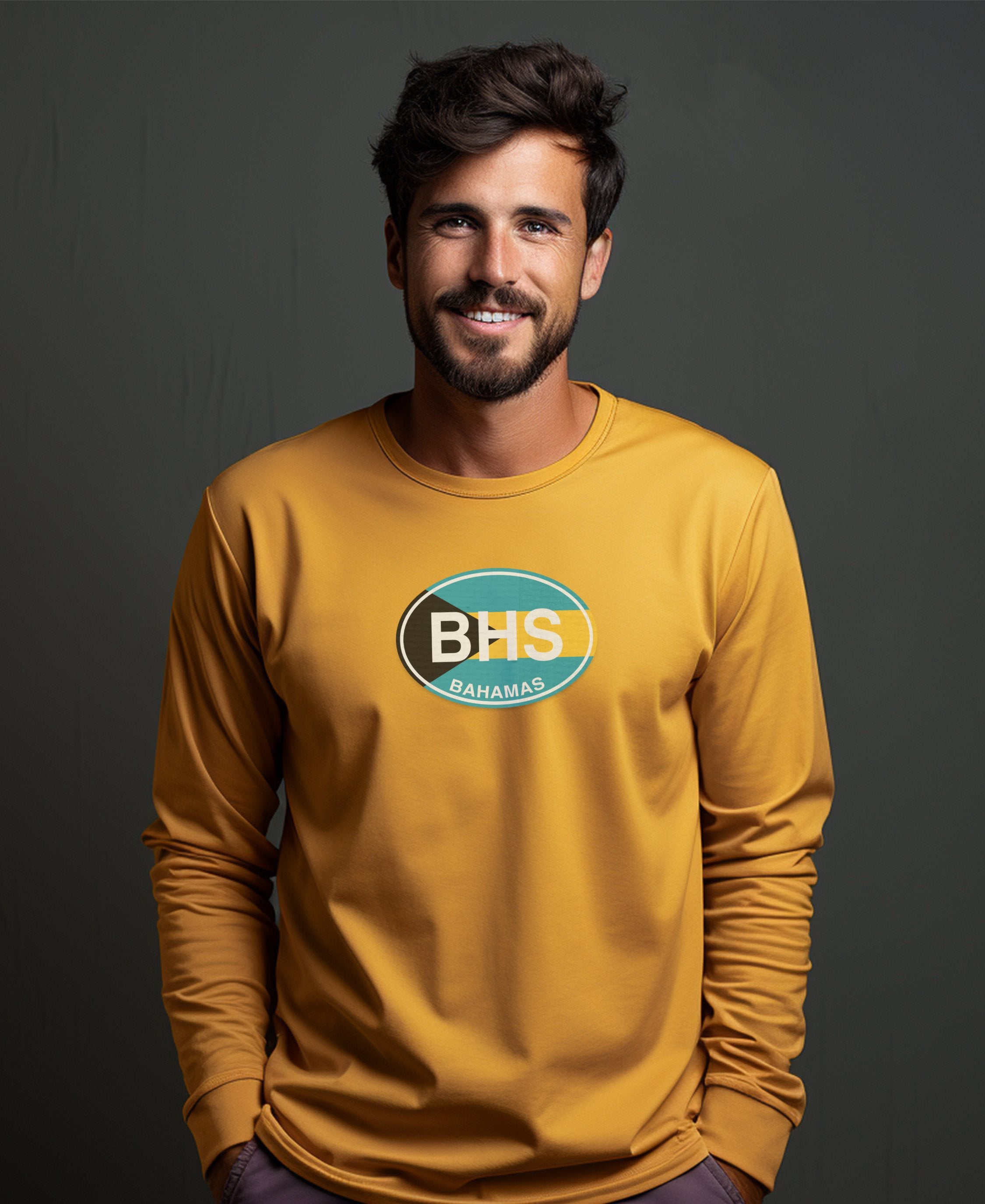 Bahamas Junkanoo Festival and Island Vibes Mens Long Sleeve T Shirt
