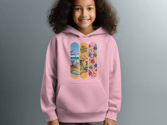 Newport Beach Skateboard Graphic Hoodie product
