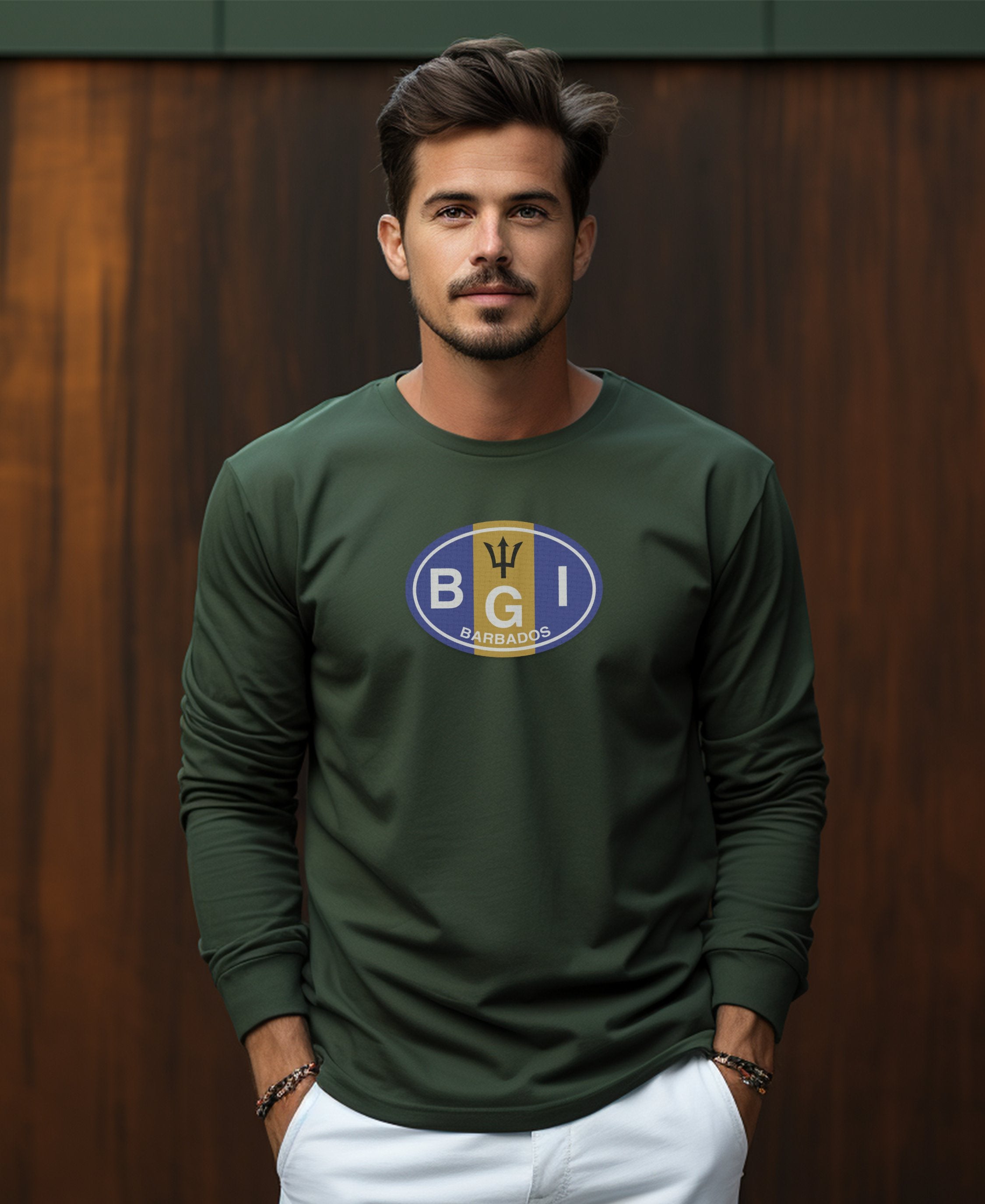 Barbados Crop Over Festival and Surf Culture Mens Long Sleeve T Shirt