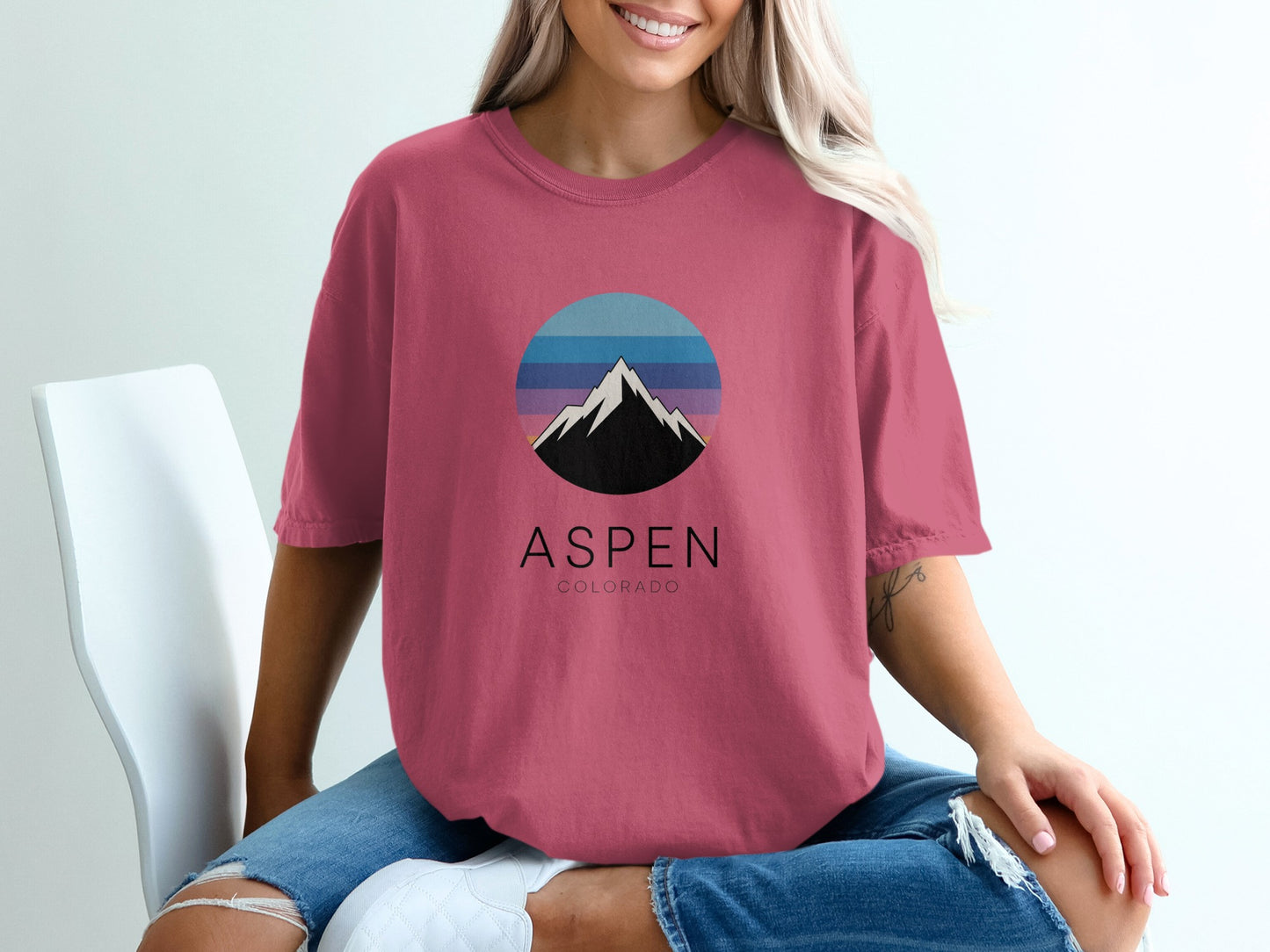 Aspen Colorado Graphic Print T-Shirt Casual product