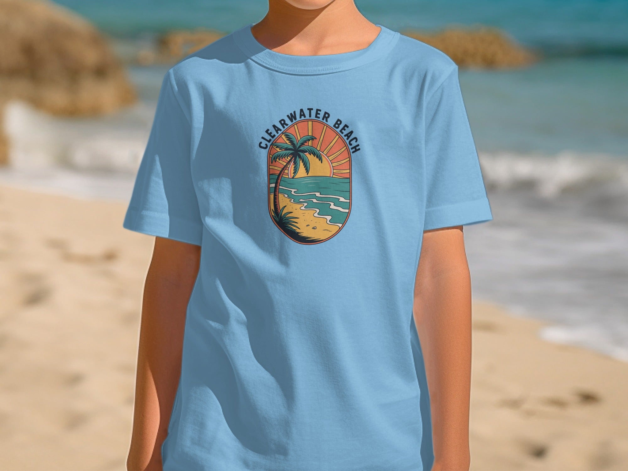 Clearwater Beach Scenic Ocean Sunset T-Shirt product