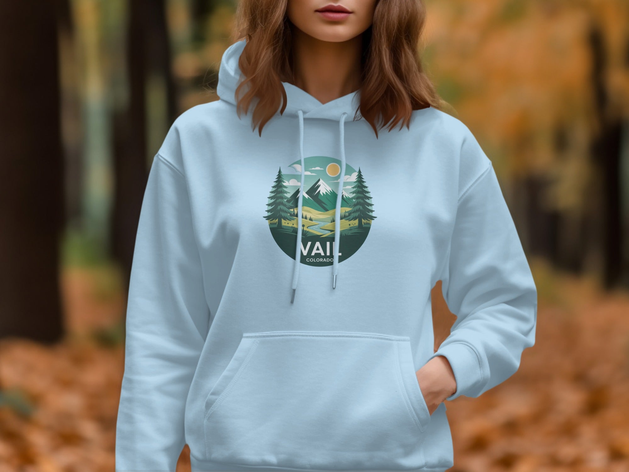 Vail Colorado Mountains Graphic Hoodie product