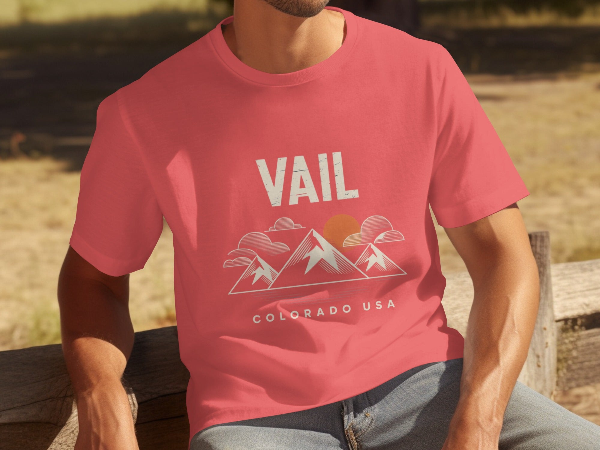 Vail Colorado USA Scenic Mountains Graphic T-Shirt product