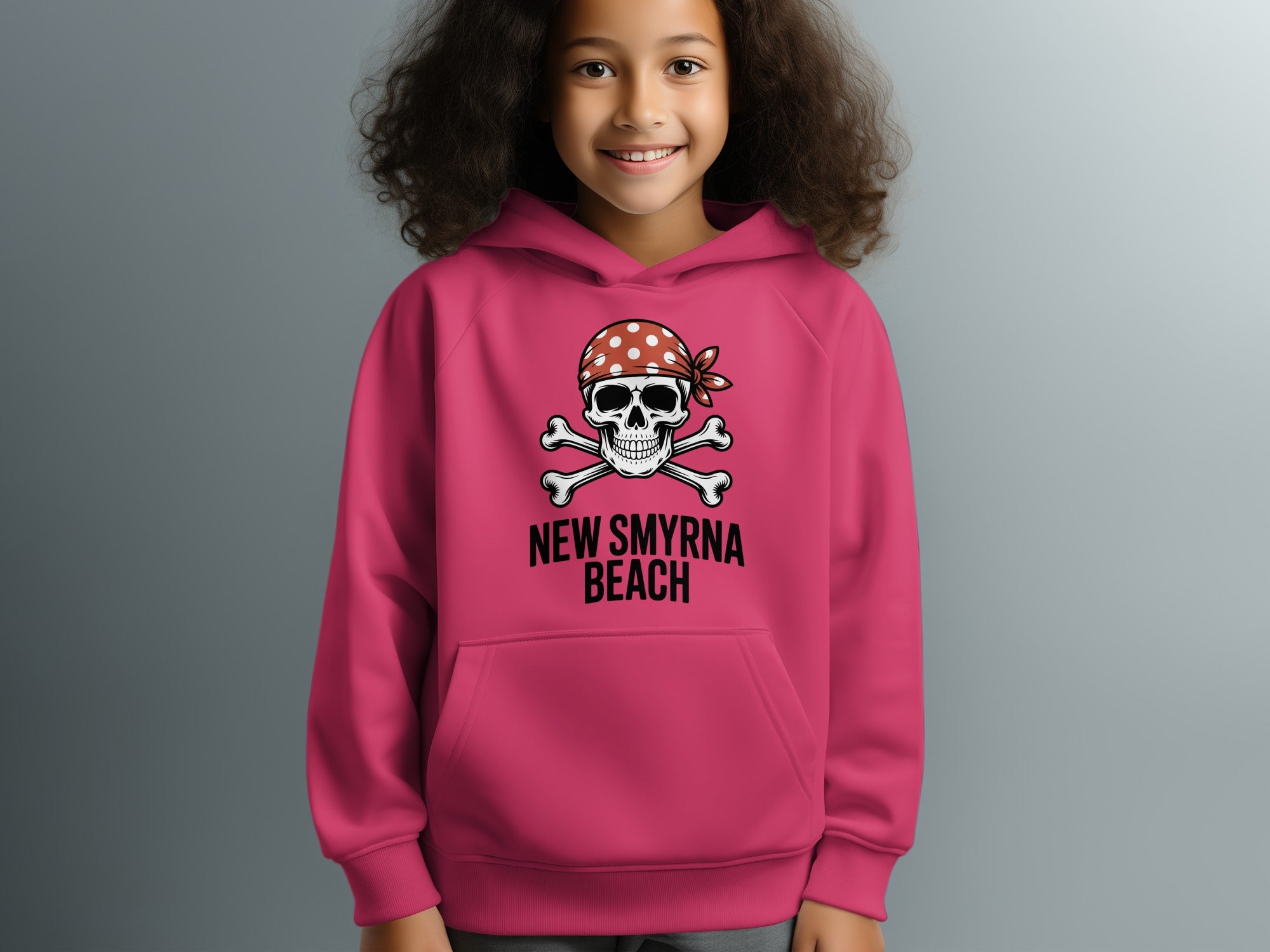 New Smyrna Beach Skull Graphic Hoodie product