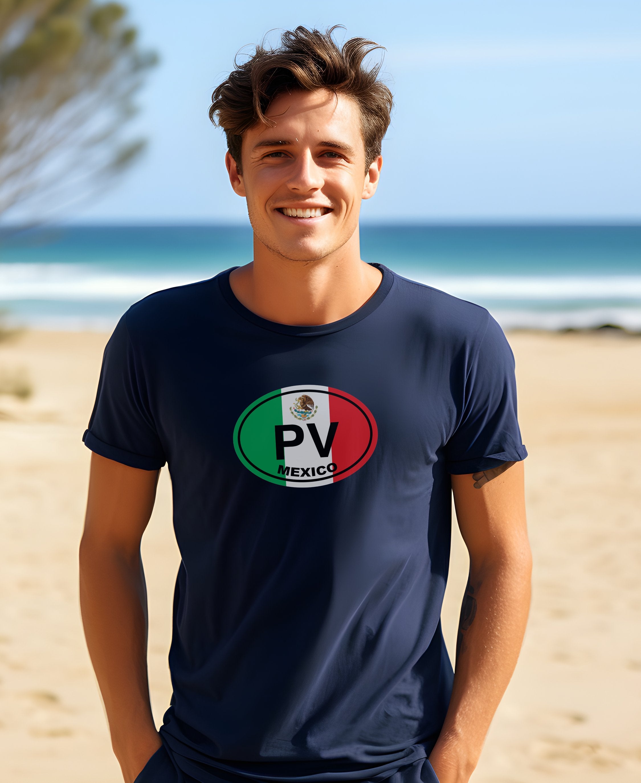 Puerto Vallarta Mens T-Shirt – Rugged Style for International Marlin Tournament