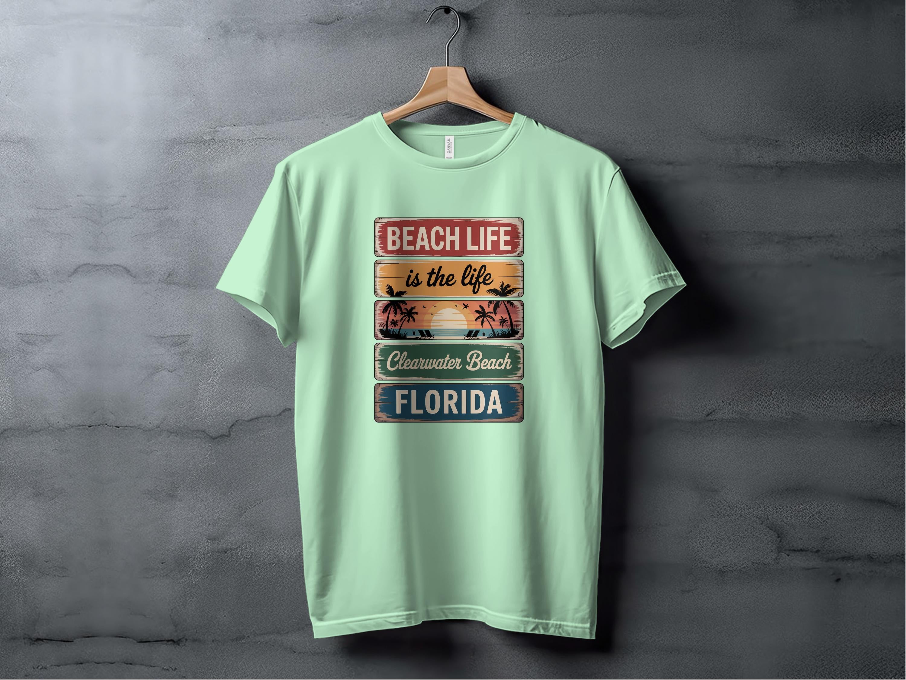 Beach Life Clearwater Beach Florida T-shirt product