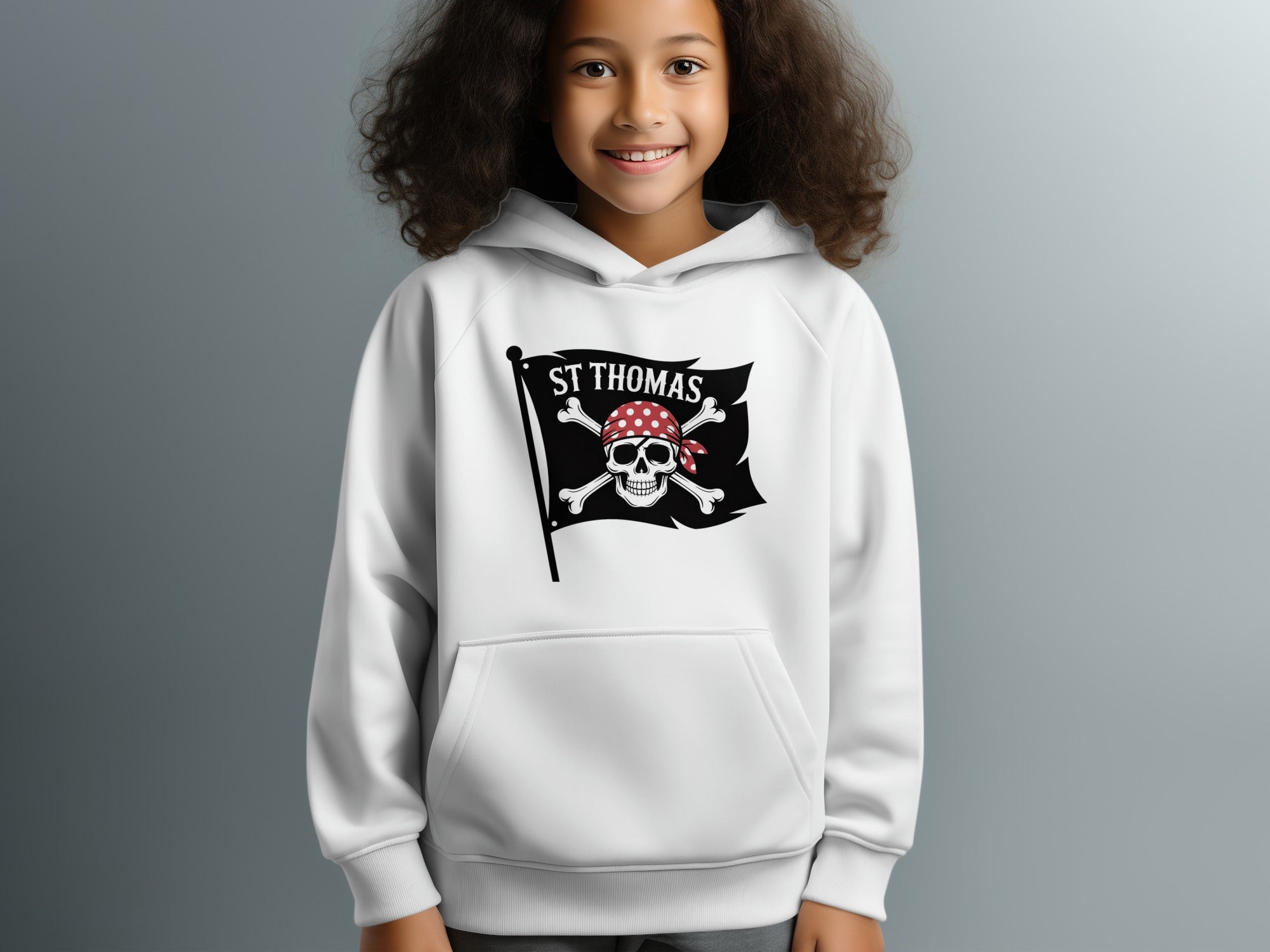 St Thomas Skull and Crossbones Hoodie product type