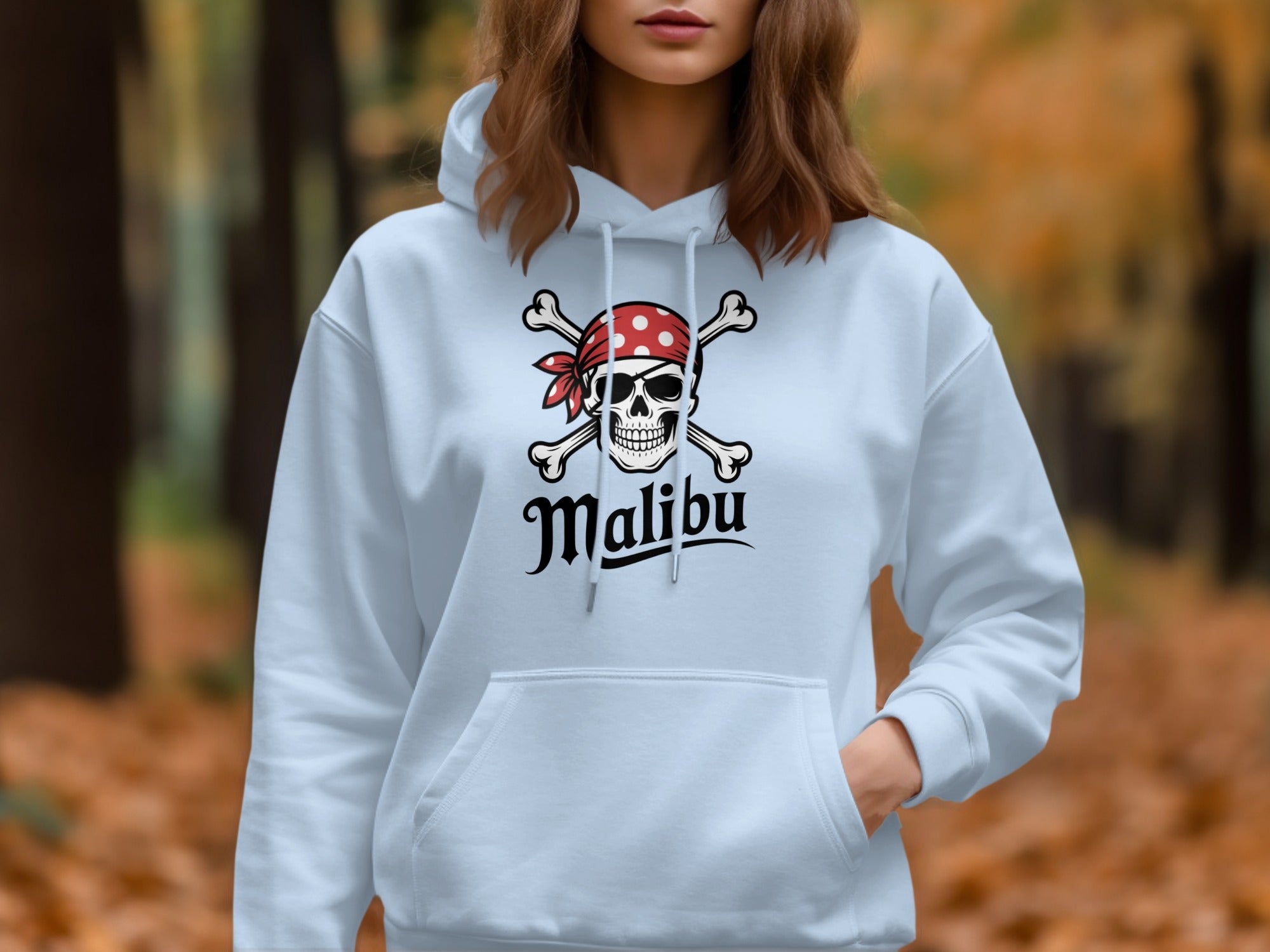 Malibu Skull and Crossbones Hoodie product