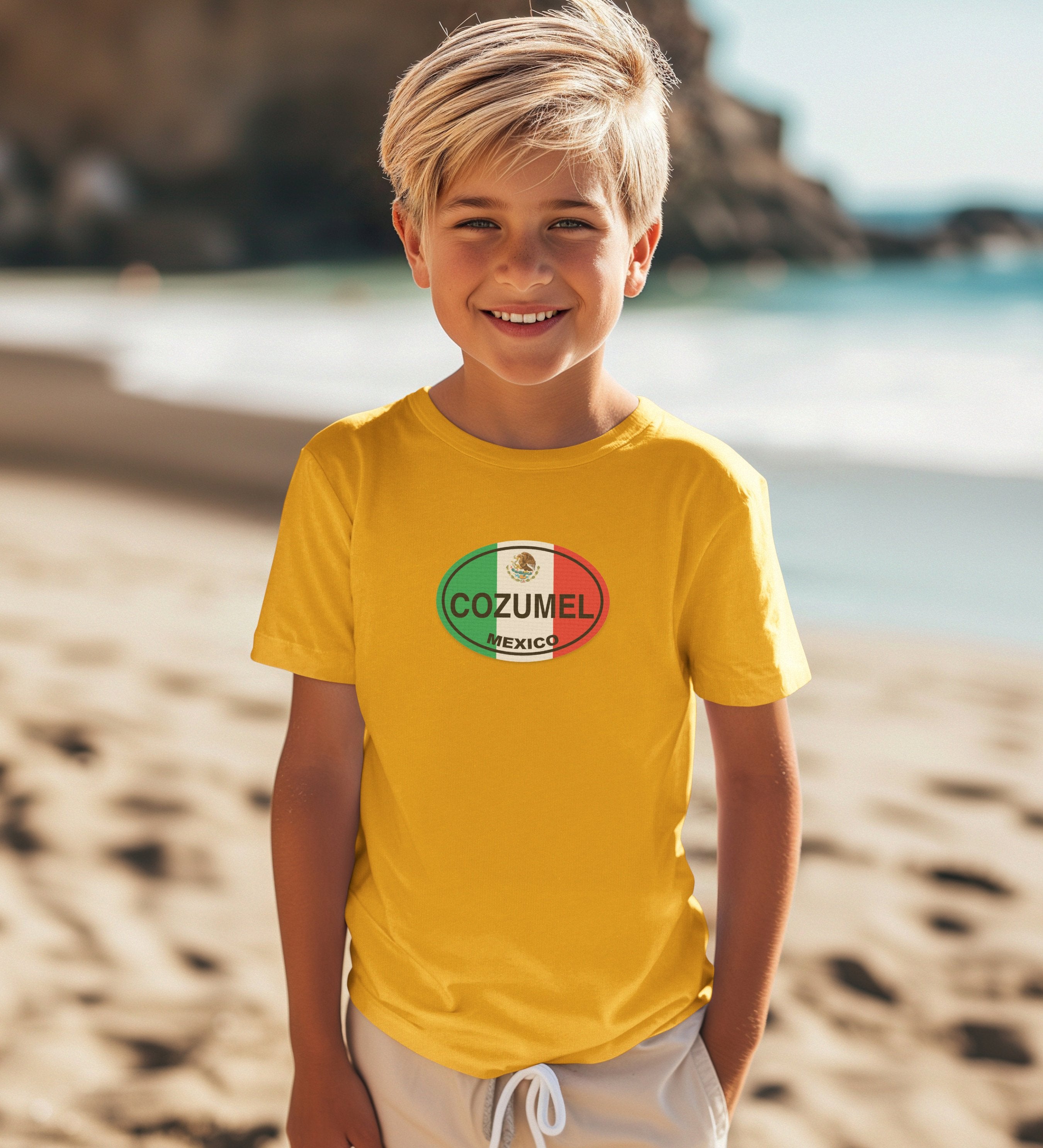 Cozumel gift for visiting Chankanaab Beach Adventure Park youth clothing and travel souvenirs