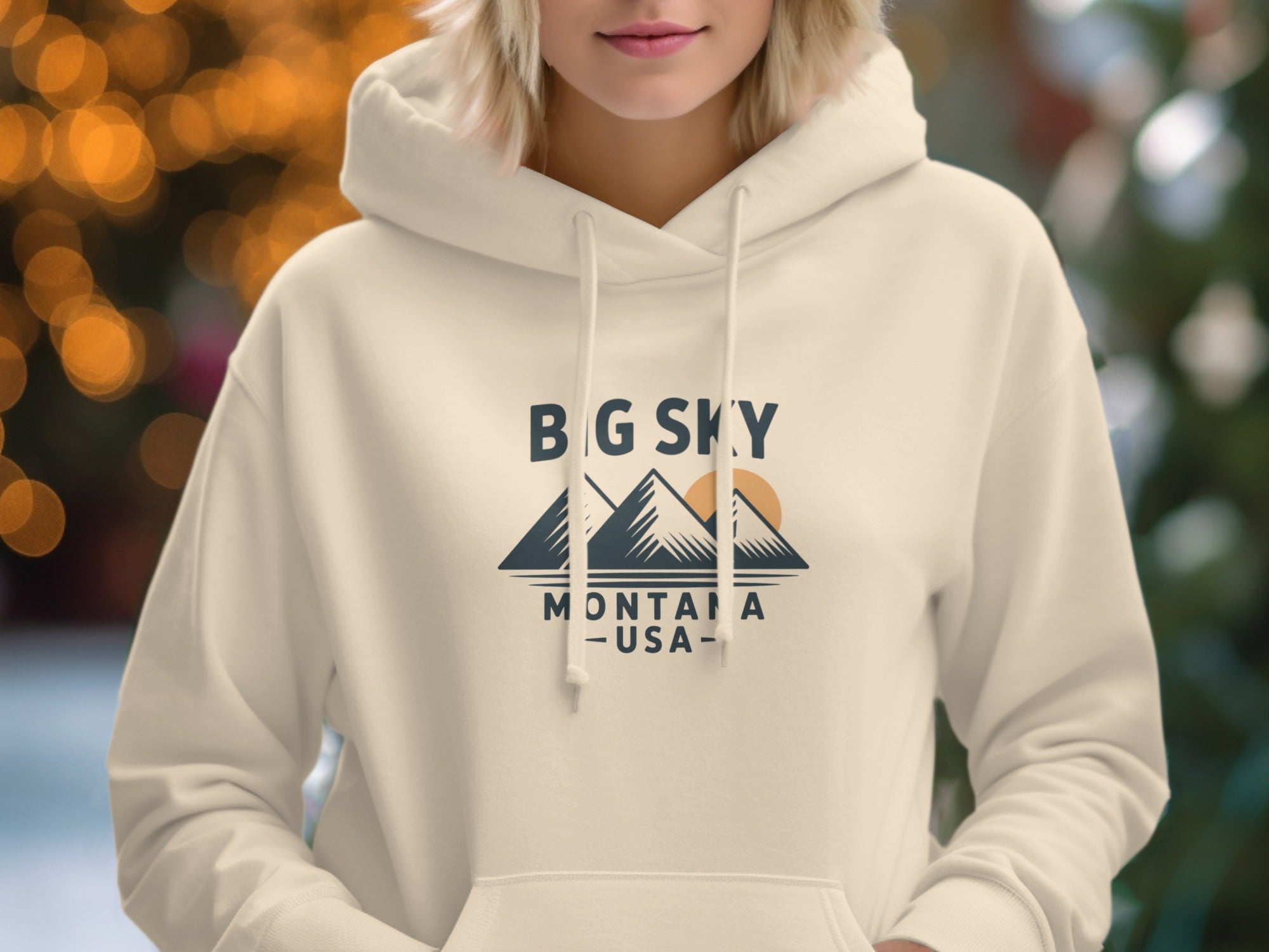 Big Sky Montana USA Graphic Cozy Hoodie product