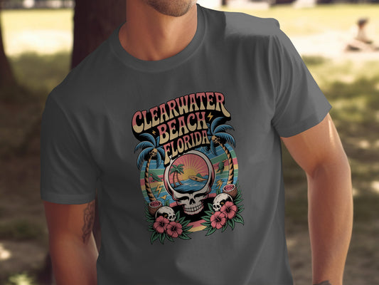 Clearwater Beach Florida Skull Flowers product type