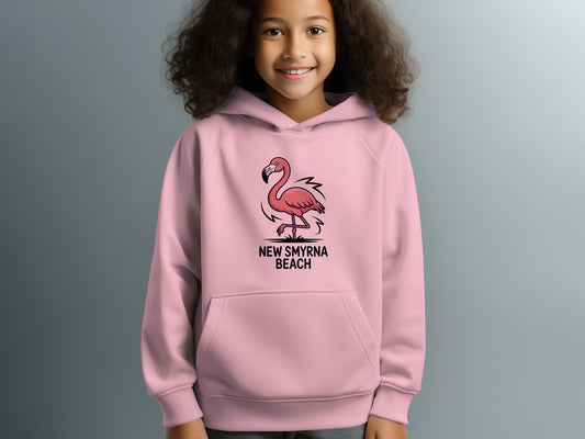 New Smyrna Beach Pink Flamingo Hoodie product