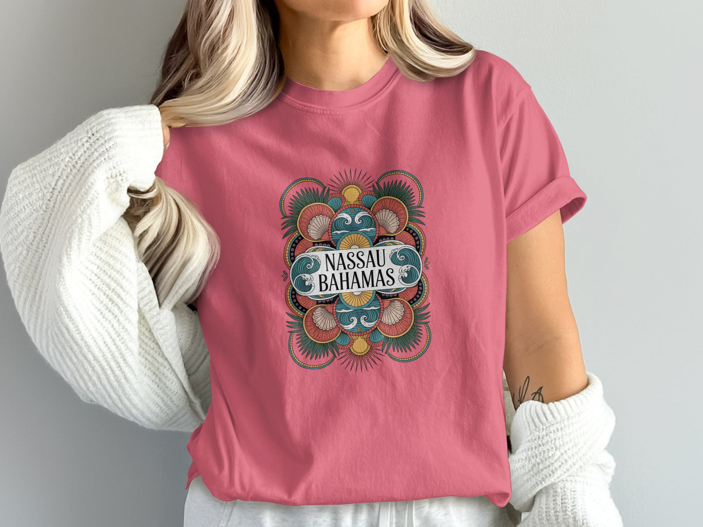 Nassau Bahamas Graphic Tee Shirt Product