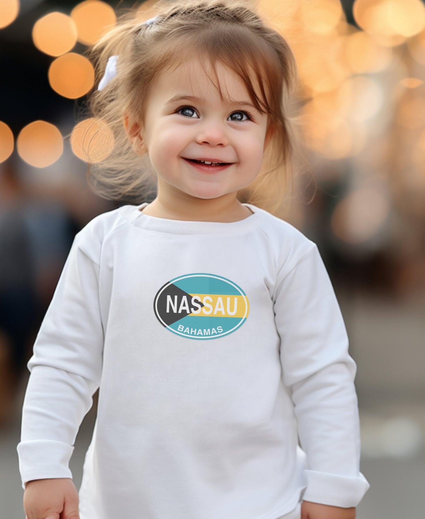 Nassau playing and learning at Pirates Museum Toddler Long Sleeve T-Shirt