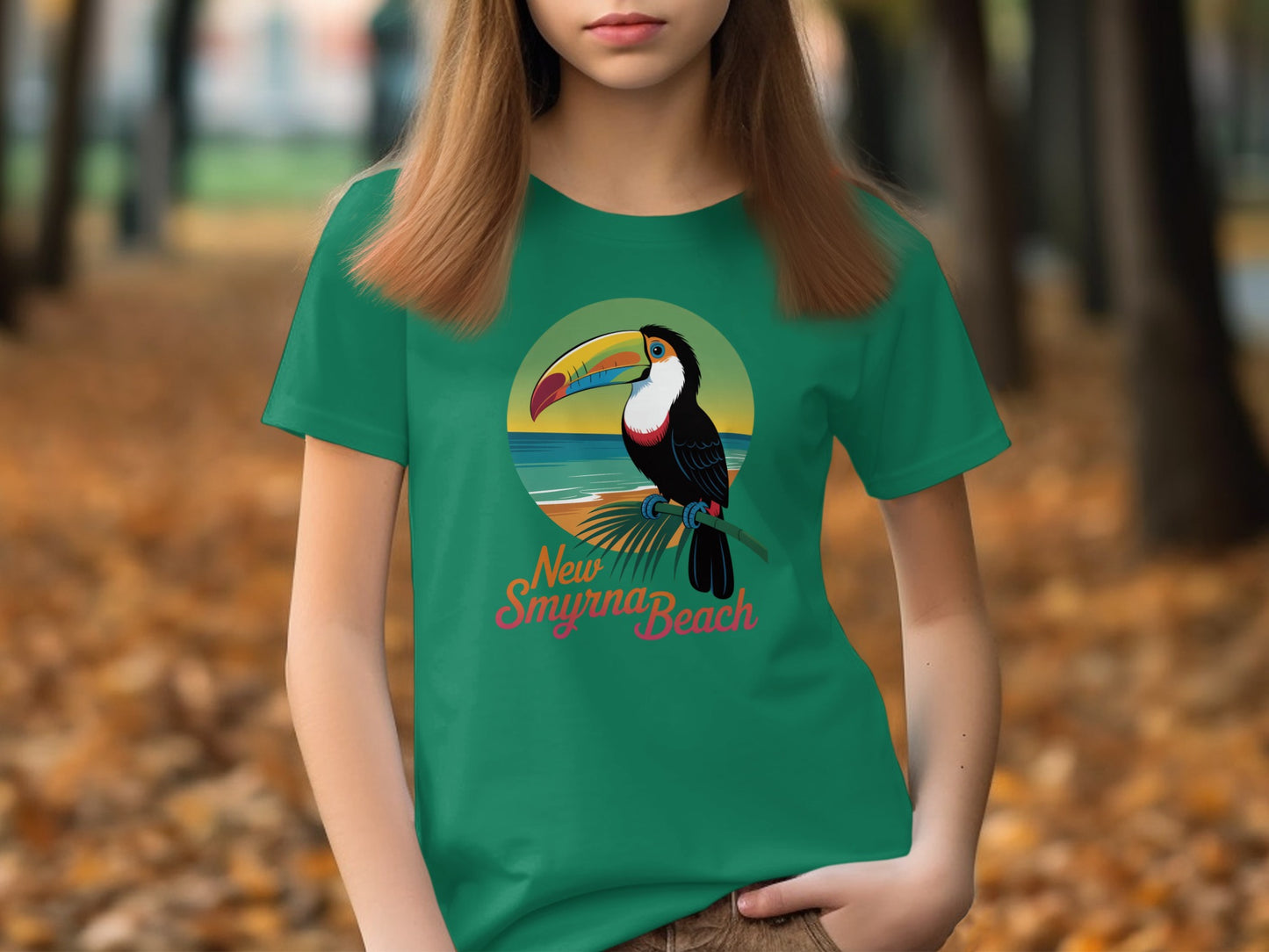 New Smyrna Beach Toucan Graphic T-Shirt product