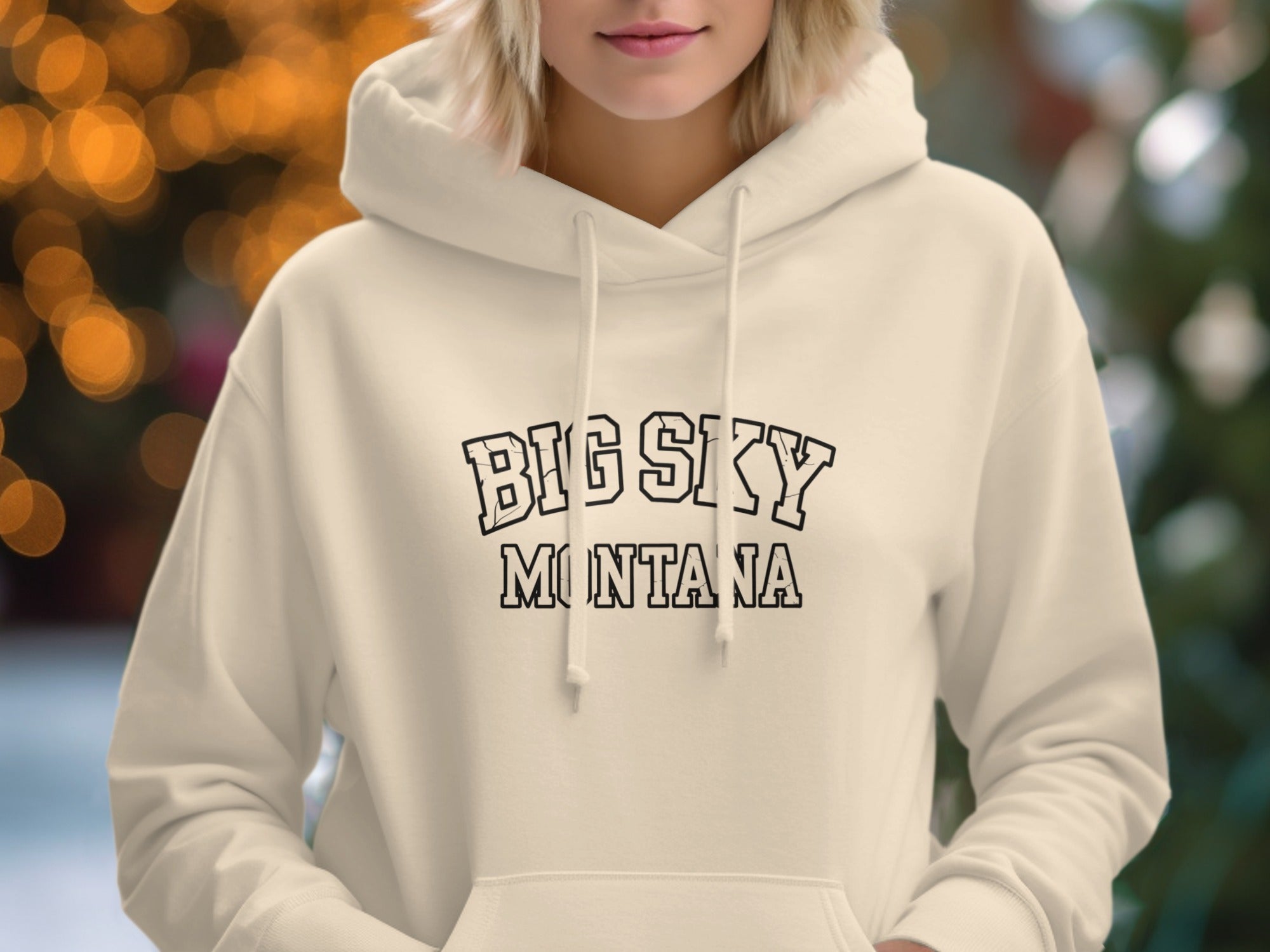 Big Sky Montana Graphic Hoodie for Trendy Style
