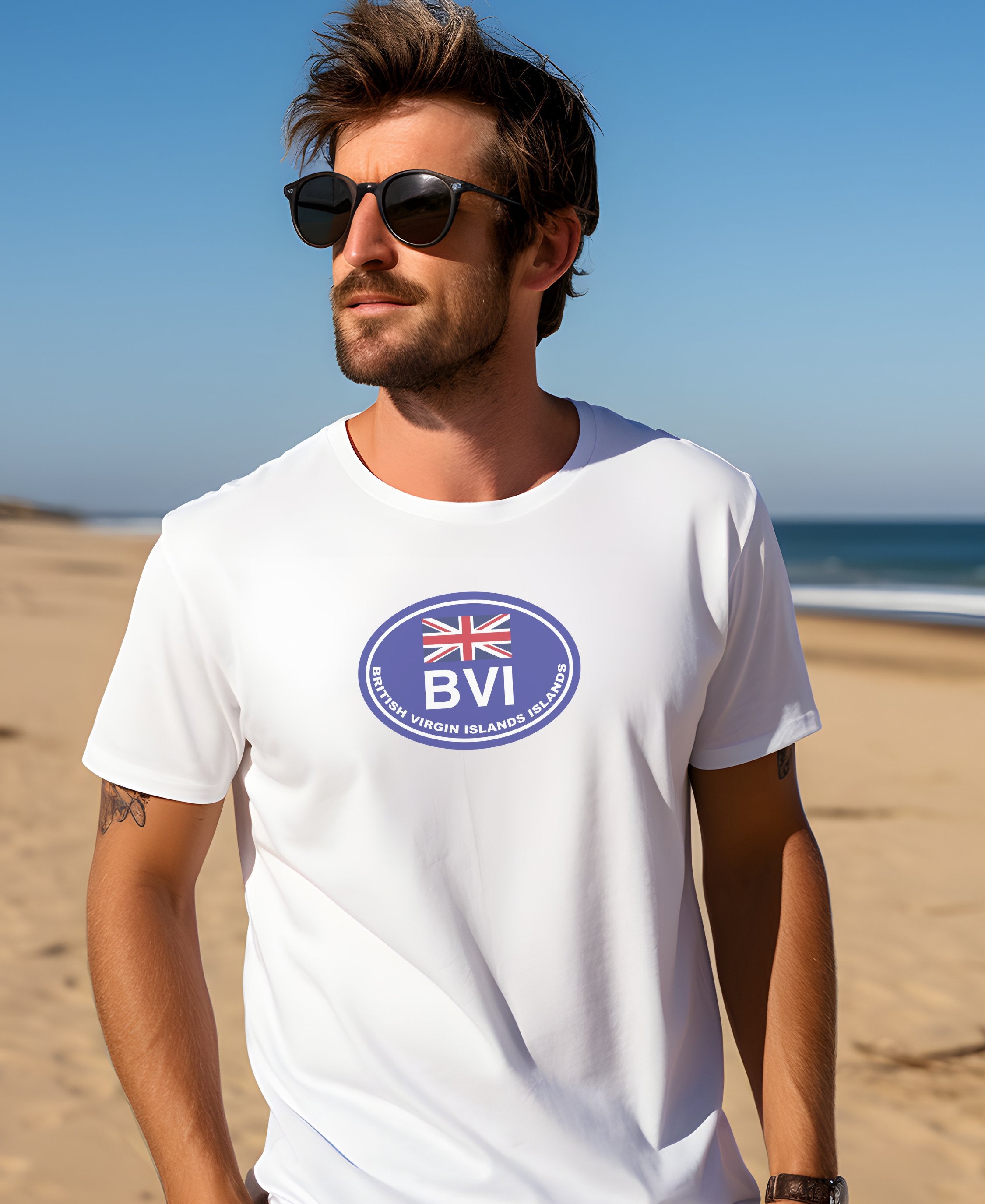 BVI Mens T-Shirt – Perfect for BVI Spring Regatta & Sailing Festival