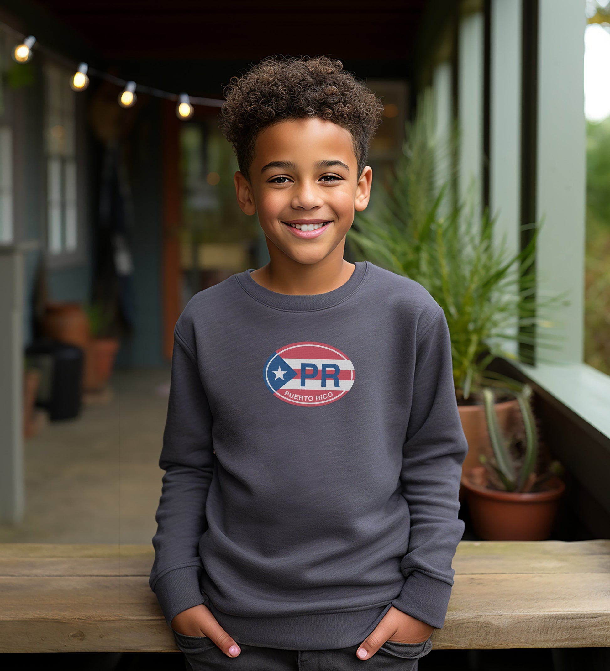 Stylish Child's Puerto Rico Emblem Pullover product type