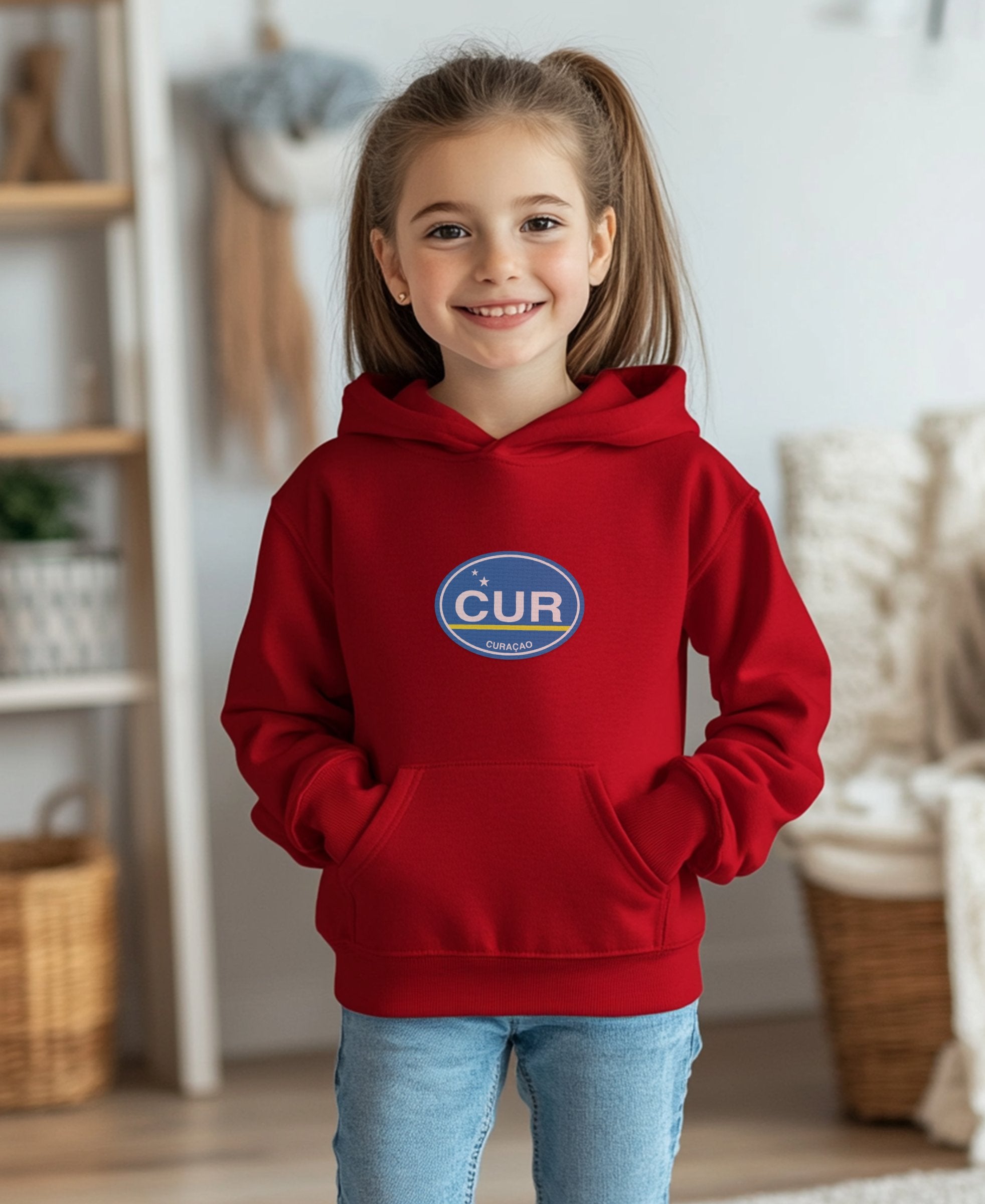 Curacao gift for posing by the colorful Handelskade youth clothing and travel souvenirs