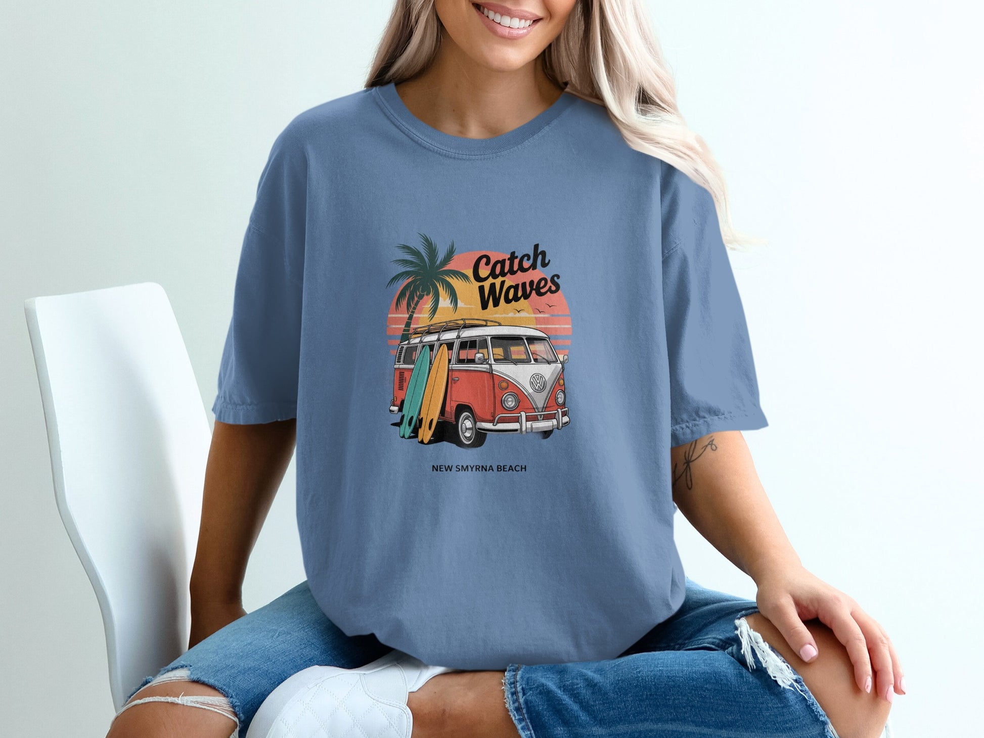 Catch Waves New Smyrna Beach Classic T-shirt product type