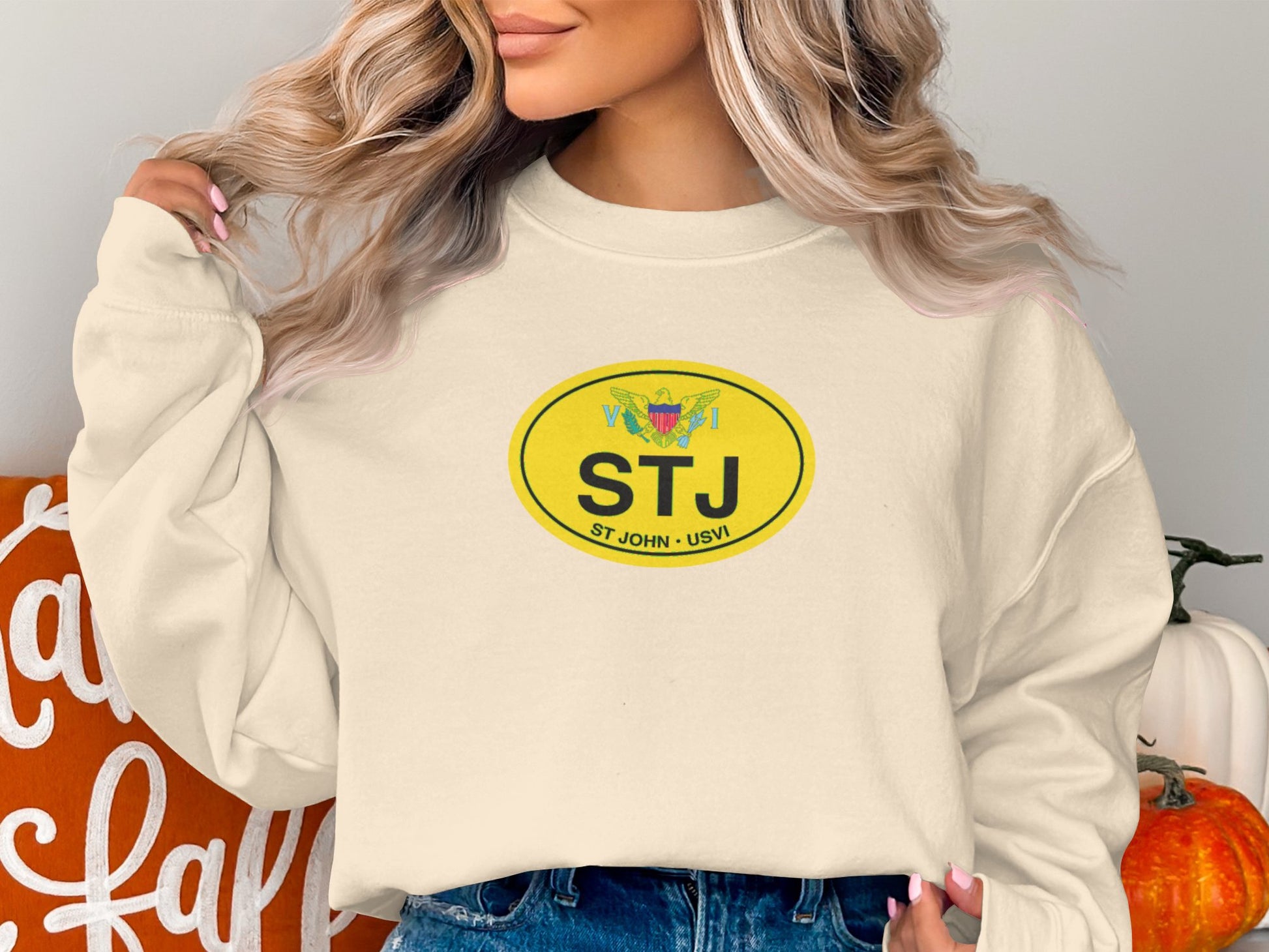 St John Womens Sweatshirt Indigo Blue