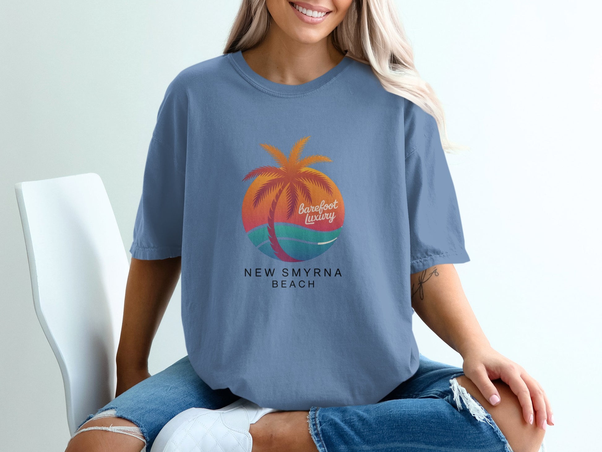 New Smyrna Beach Barefoot Living Unisex T-Shirt product