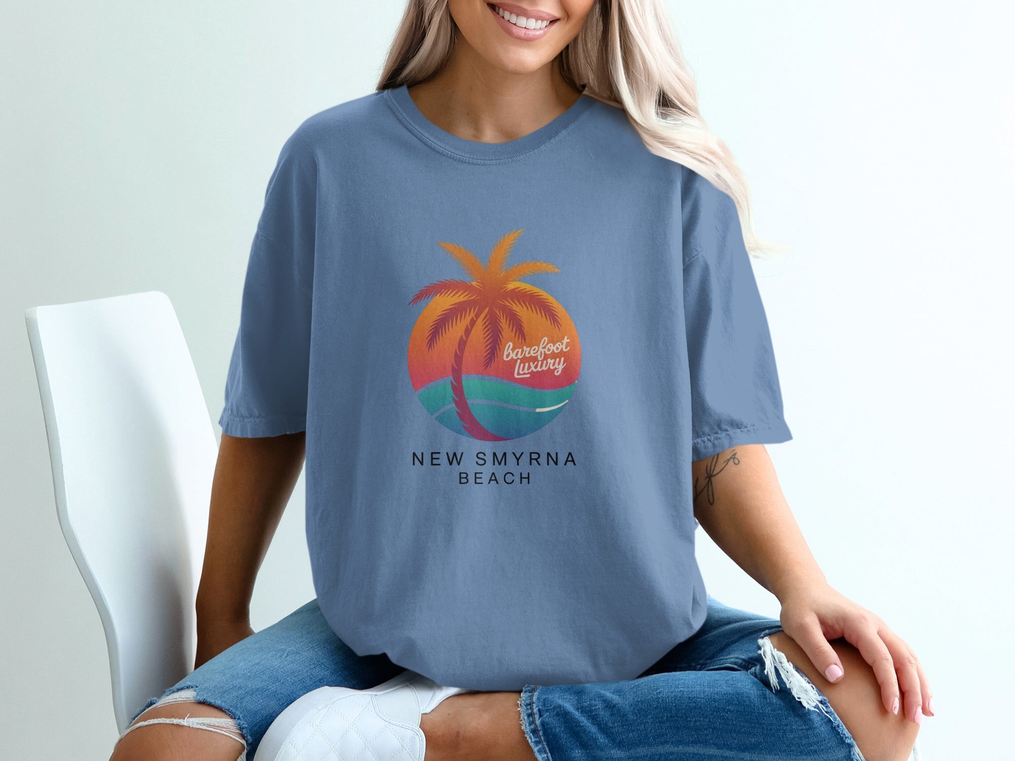 New Smyrna Beach Barefoot Living Unisex T-Shirt product